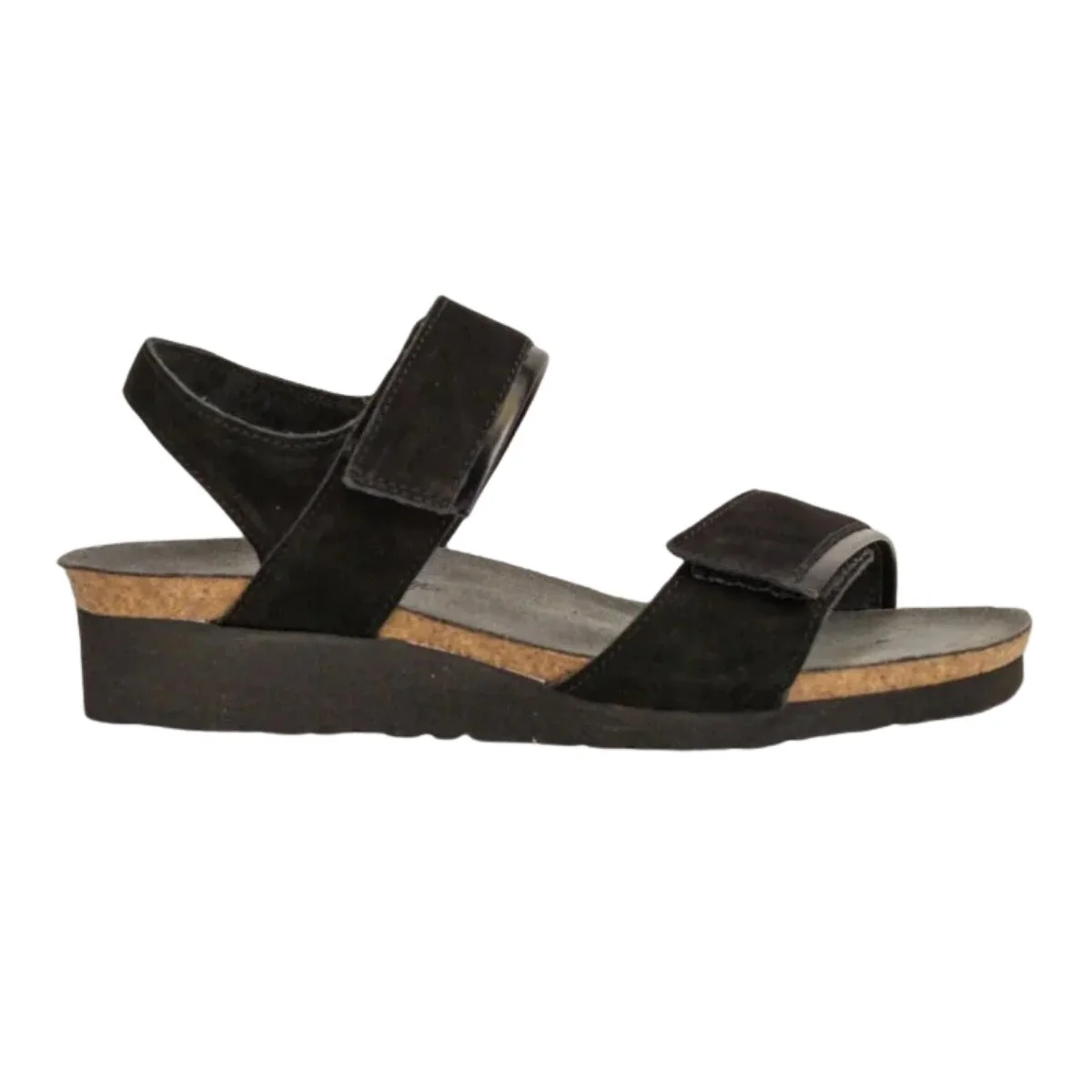 Aisha | Velvet Nubuck/Madras | Black - Image 4
