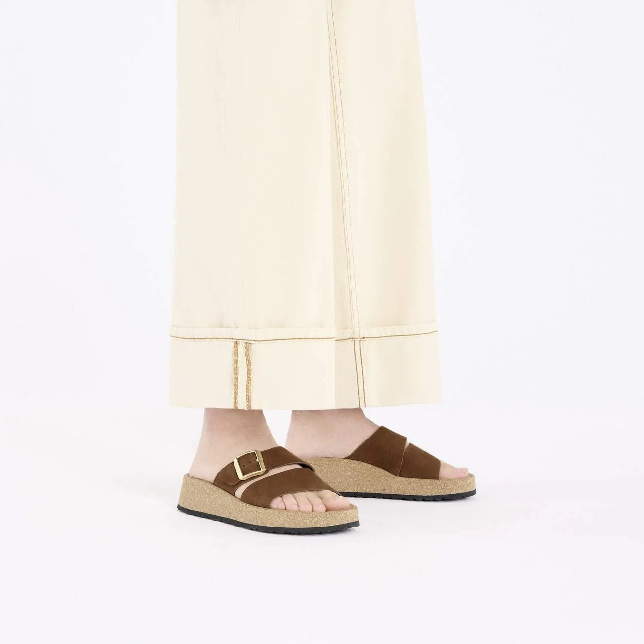 Almina | Nubuck | Dark Tea - Image 3