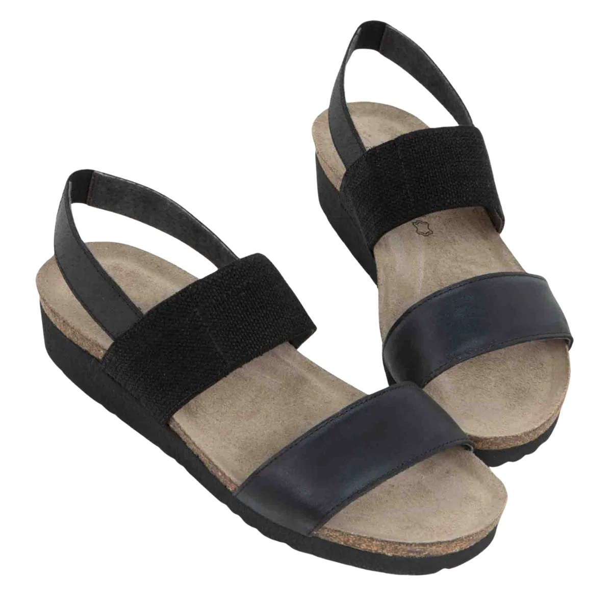 Amy | Leather/Elastic | Black - Image 2