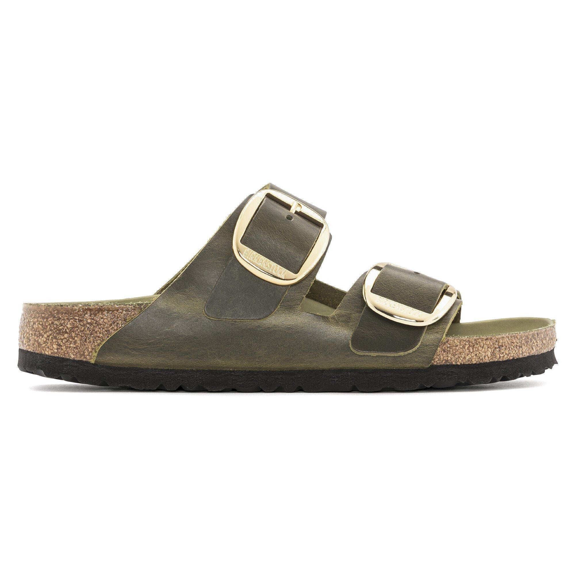 Arizona Big Buckle | Oiled Leather | Olive Green - Image 6