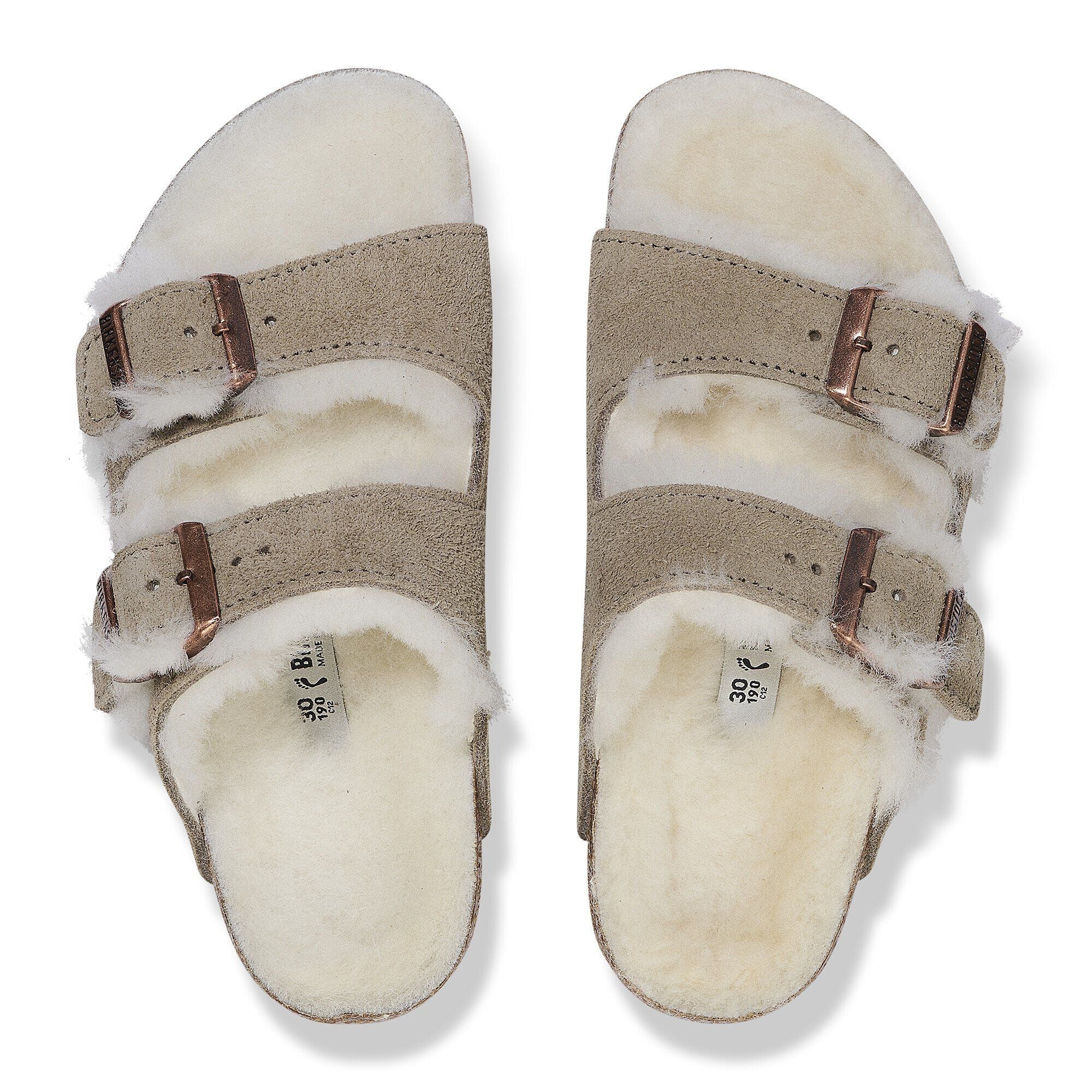 Arizona Shearling | Kids | Suede | Taupe - Image 3