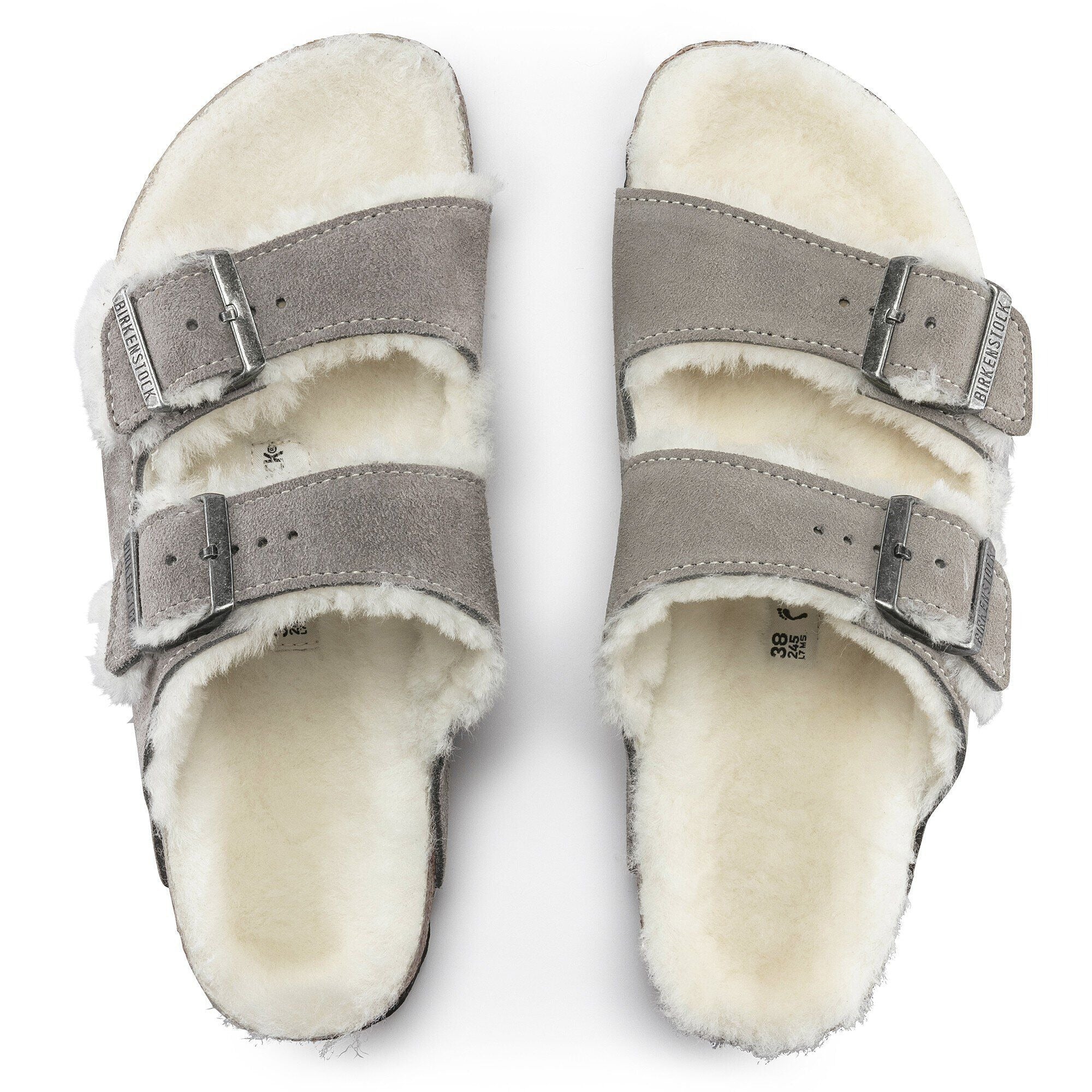 Arizona Shearling | Suede | Stone Coin - Image 3