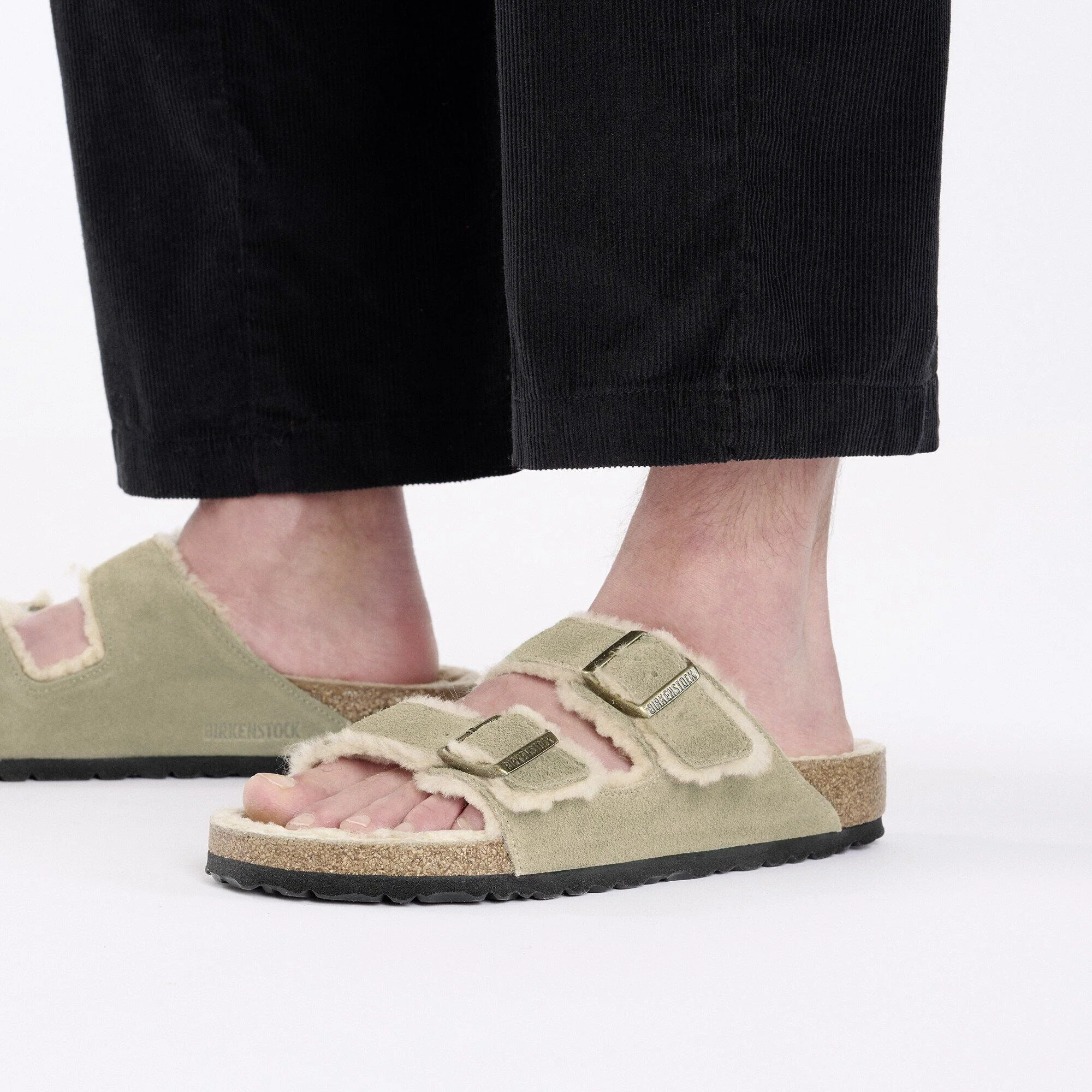 Arizona Shearling | Suede | Taupe - Image 2