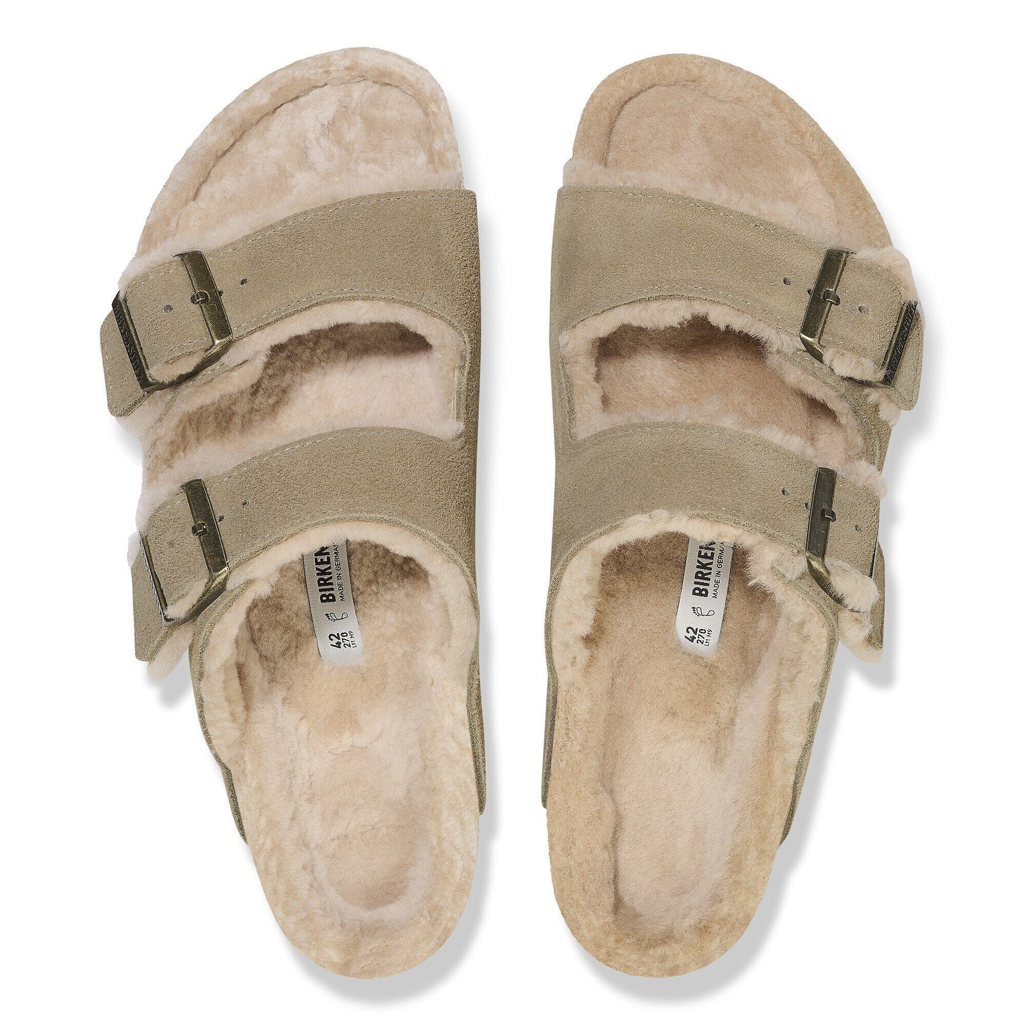 Arizona Shearling | Suede | Taupe - Image 4