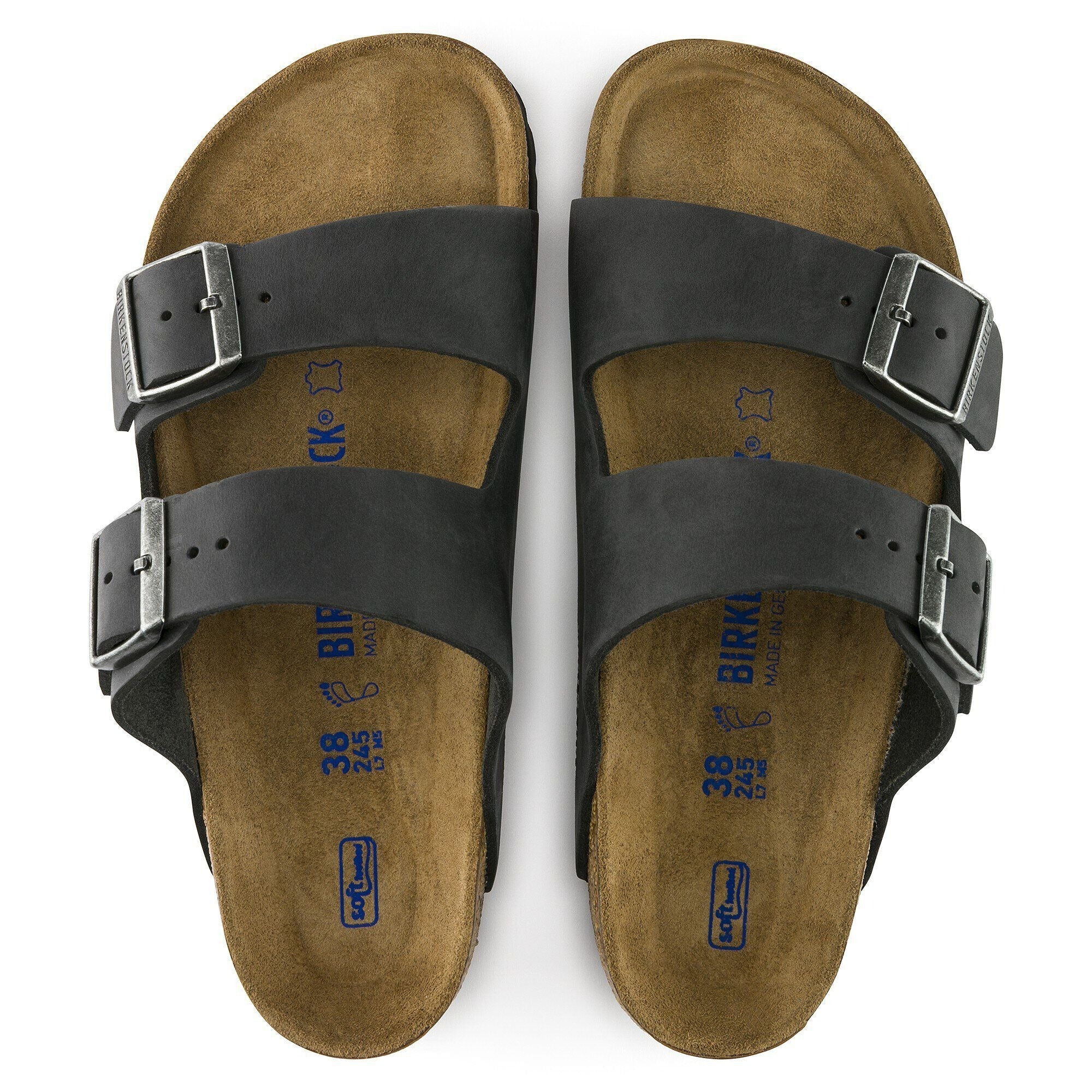 Arizona | Soft Footbed | Oiled Leather | Black - Image 4