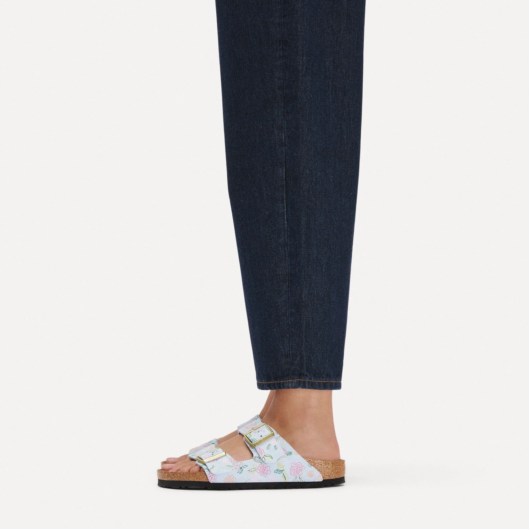 Arizona | Suede | Baby Blue Flower Print - Image 3