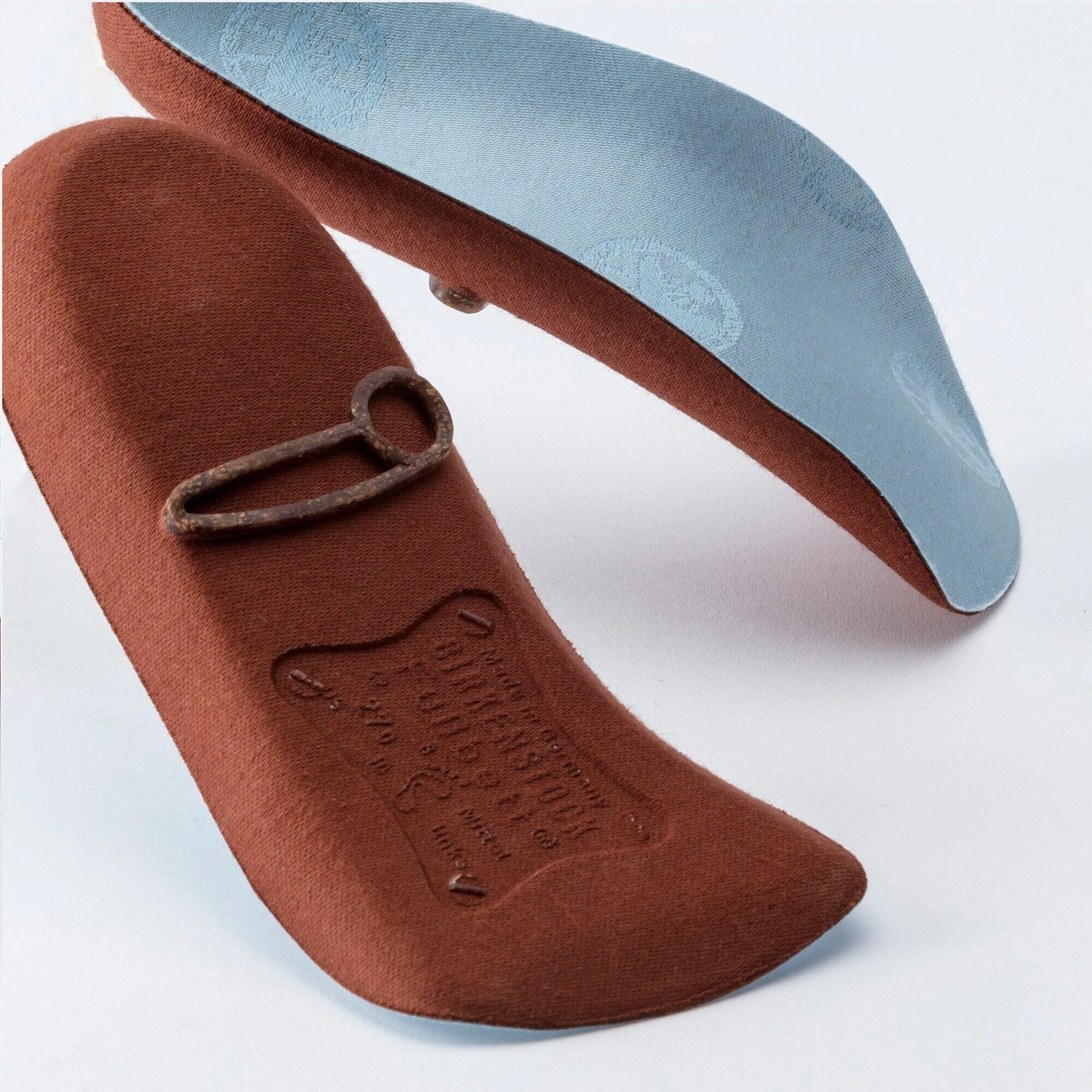 Blue Footbed Casual Sport Insole | Cork/Textile - Image 3