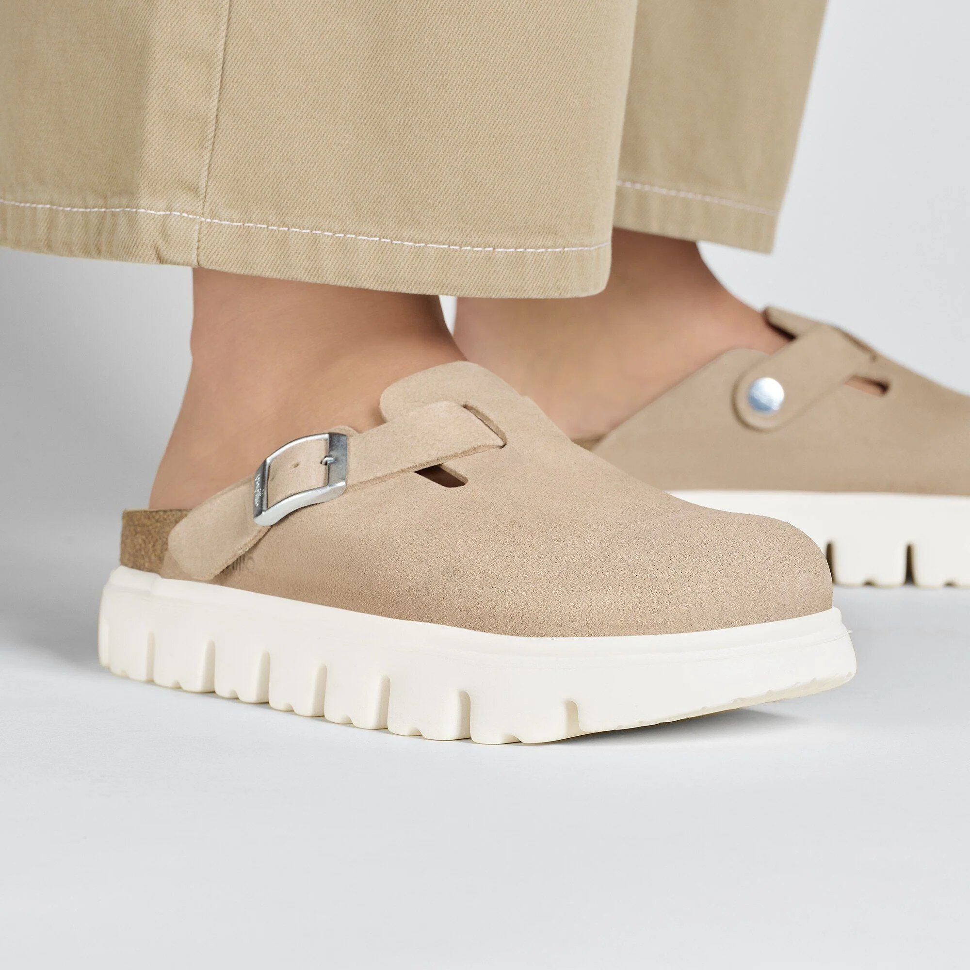 Boston Chunky | Suede | Warm Sand - Image 3