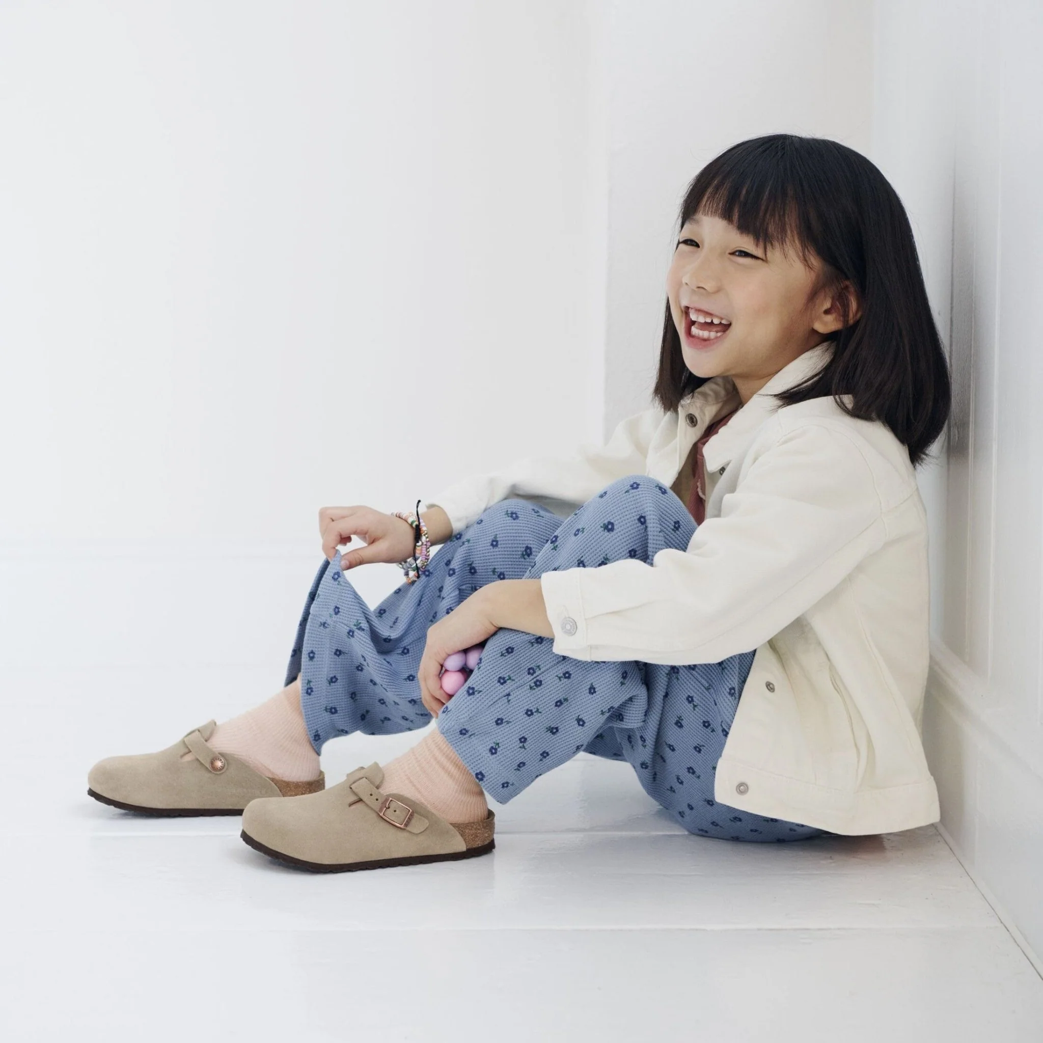 Boston | Kids | Suede | Taupe - Image 3