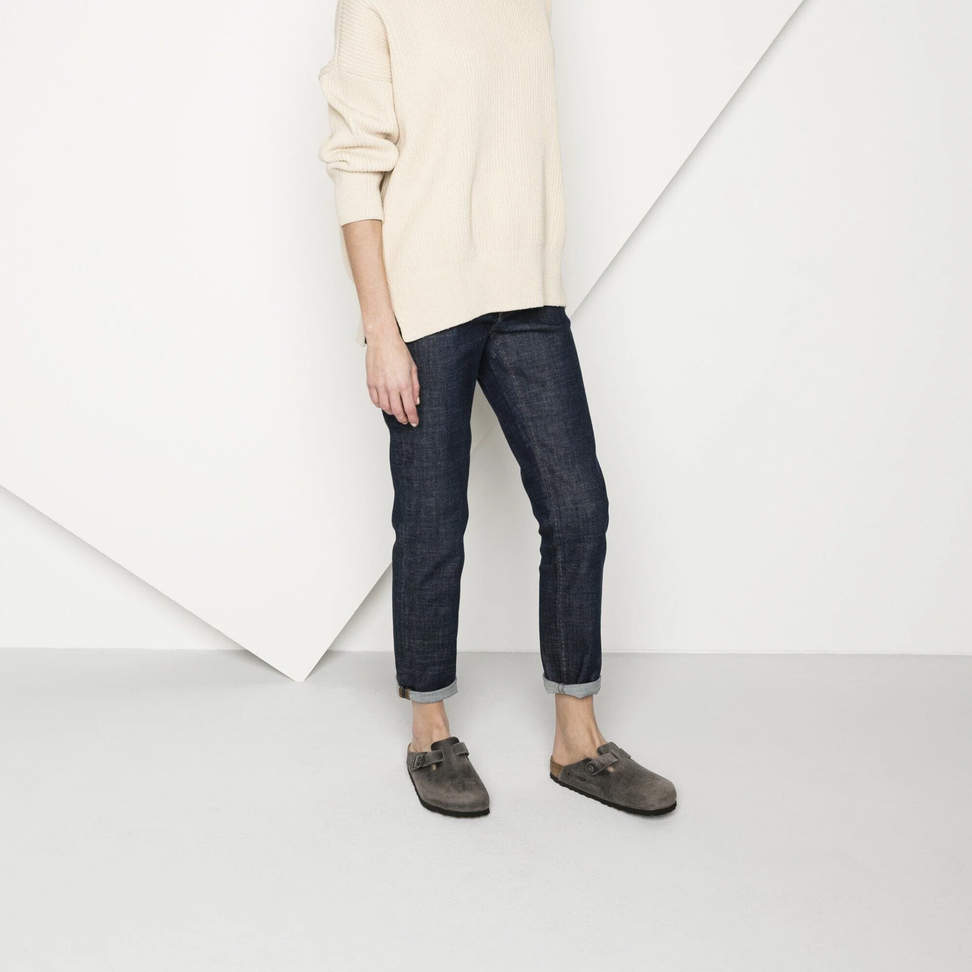Boston Soft Footbed | Oiled Leather | Iron - Image 2