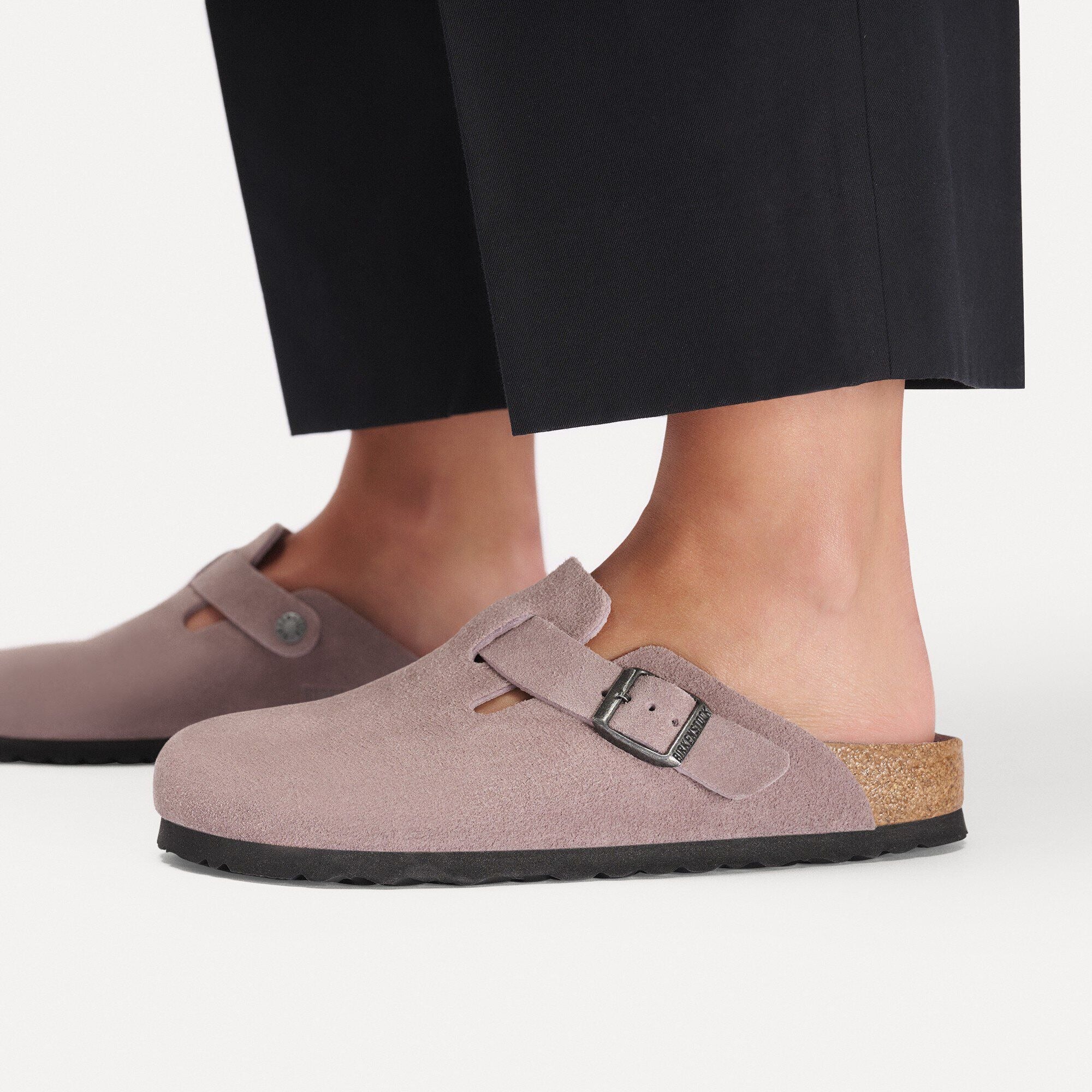 Boston | Soft Footbed | Suede | Faded Purple - Image 2