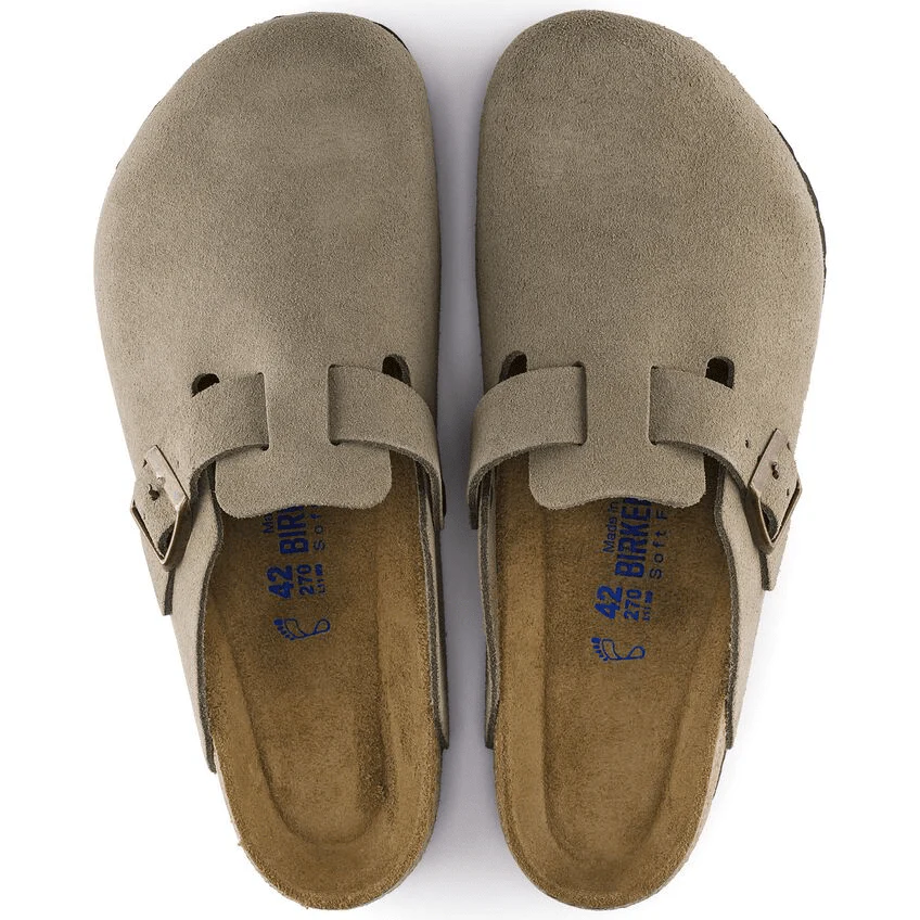 Boston | Soft Footbed | Suede | Taupe - Image 4