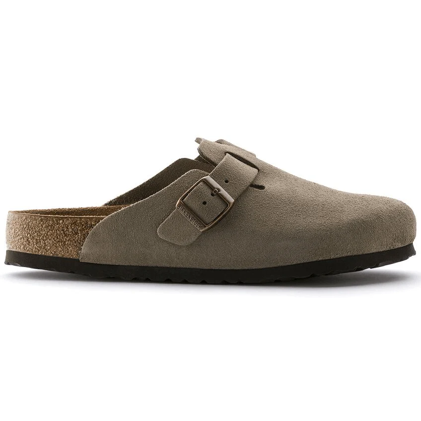 Boston | Soft Footbed | Suede | Taupe - Image 5
