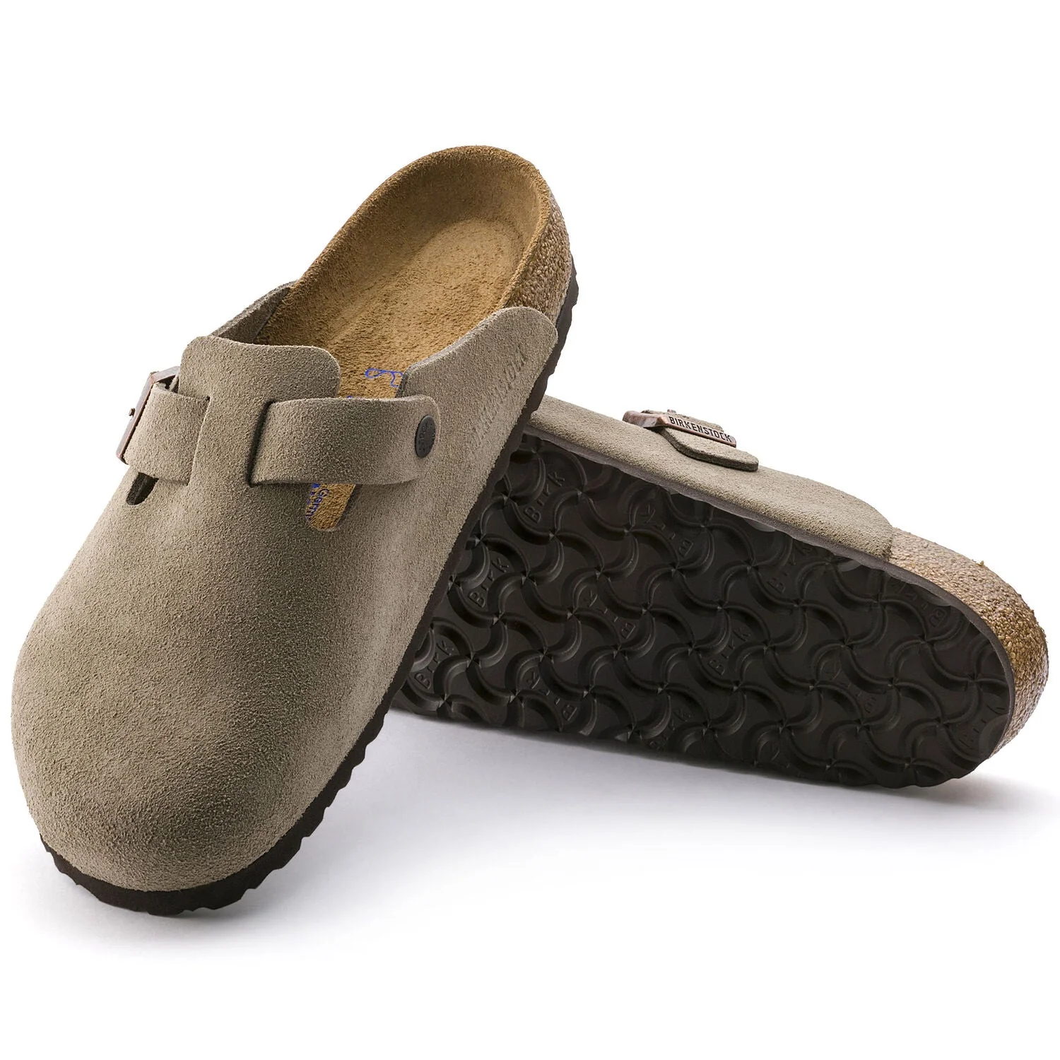 Boston | Soft Footbed | Suede | Taupe - Image 6