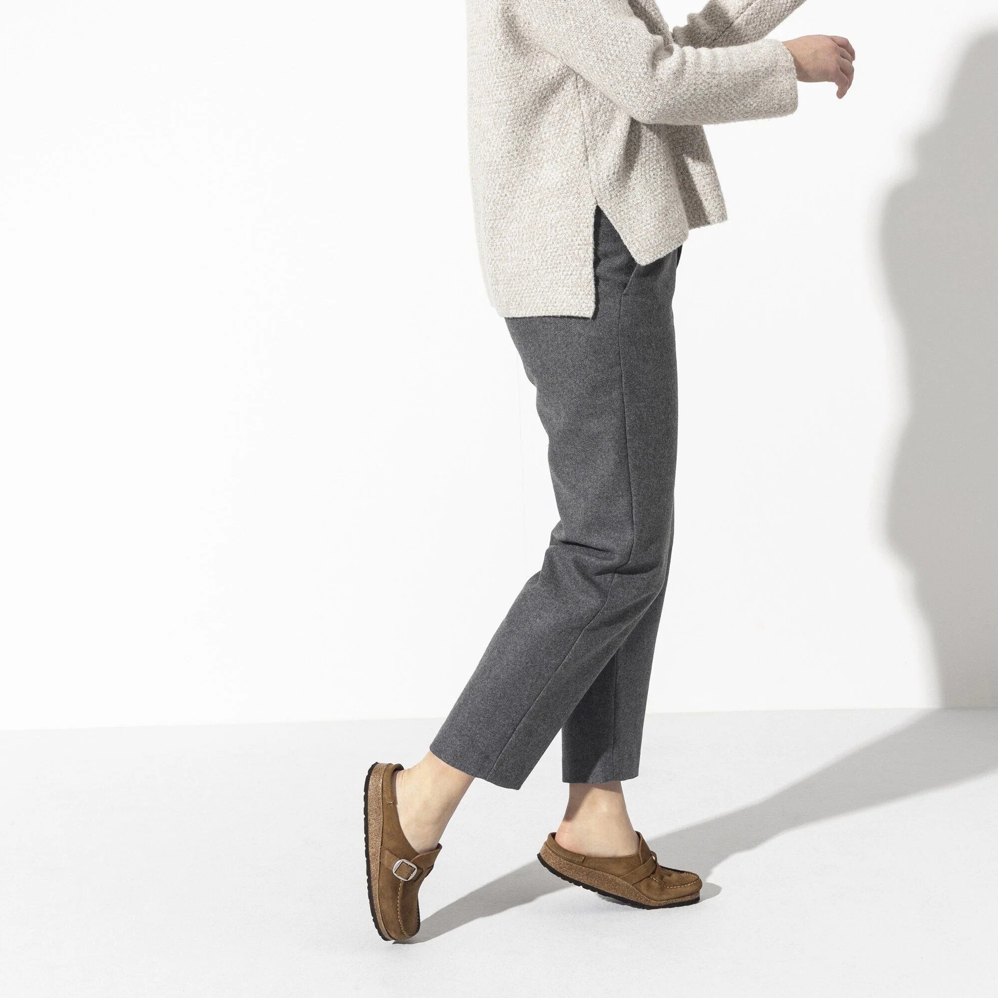 Buckley Ring Buckle | Suede | Tea - Image 3