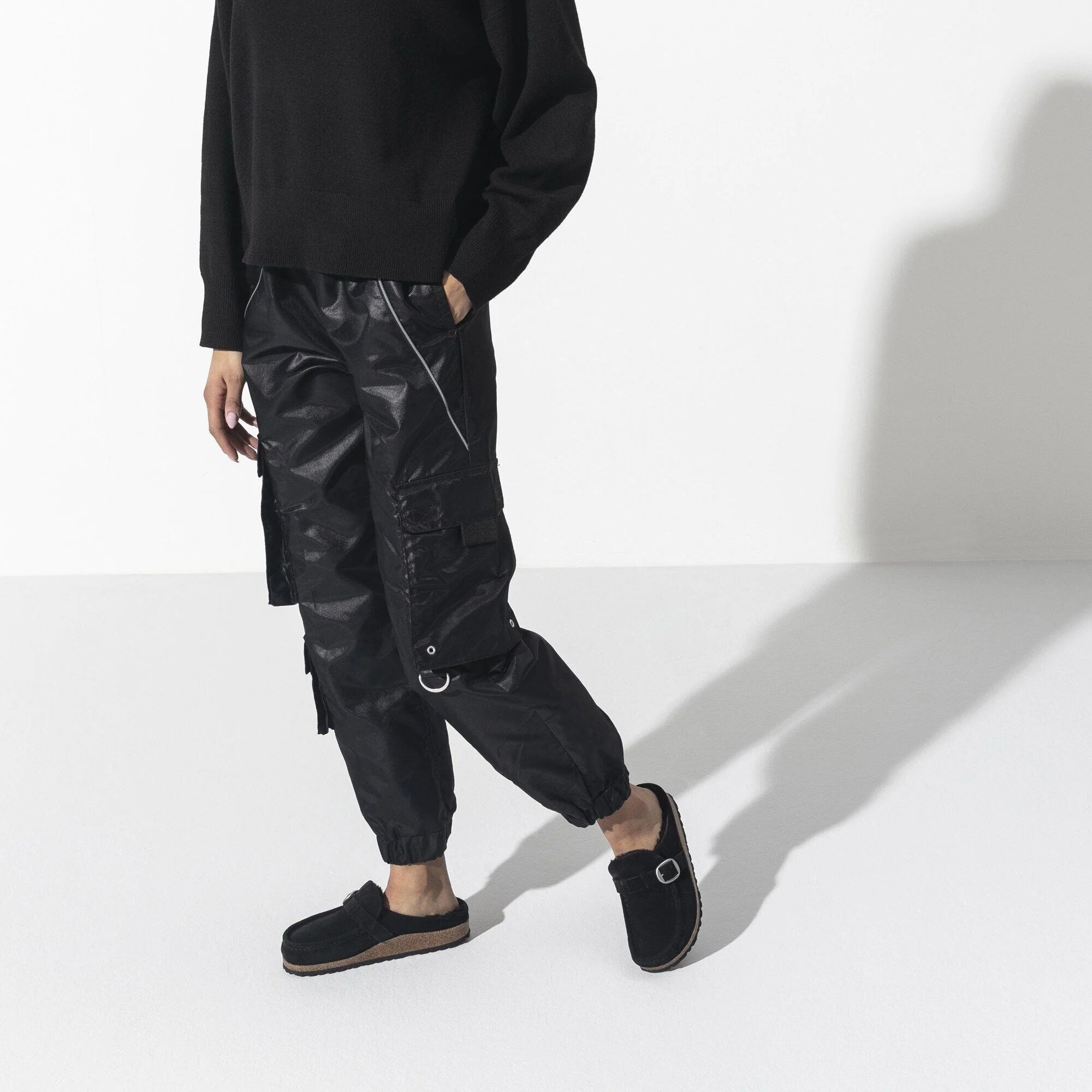 Buckley Shearling | Suede | Black - Image 3