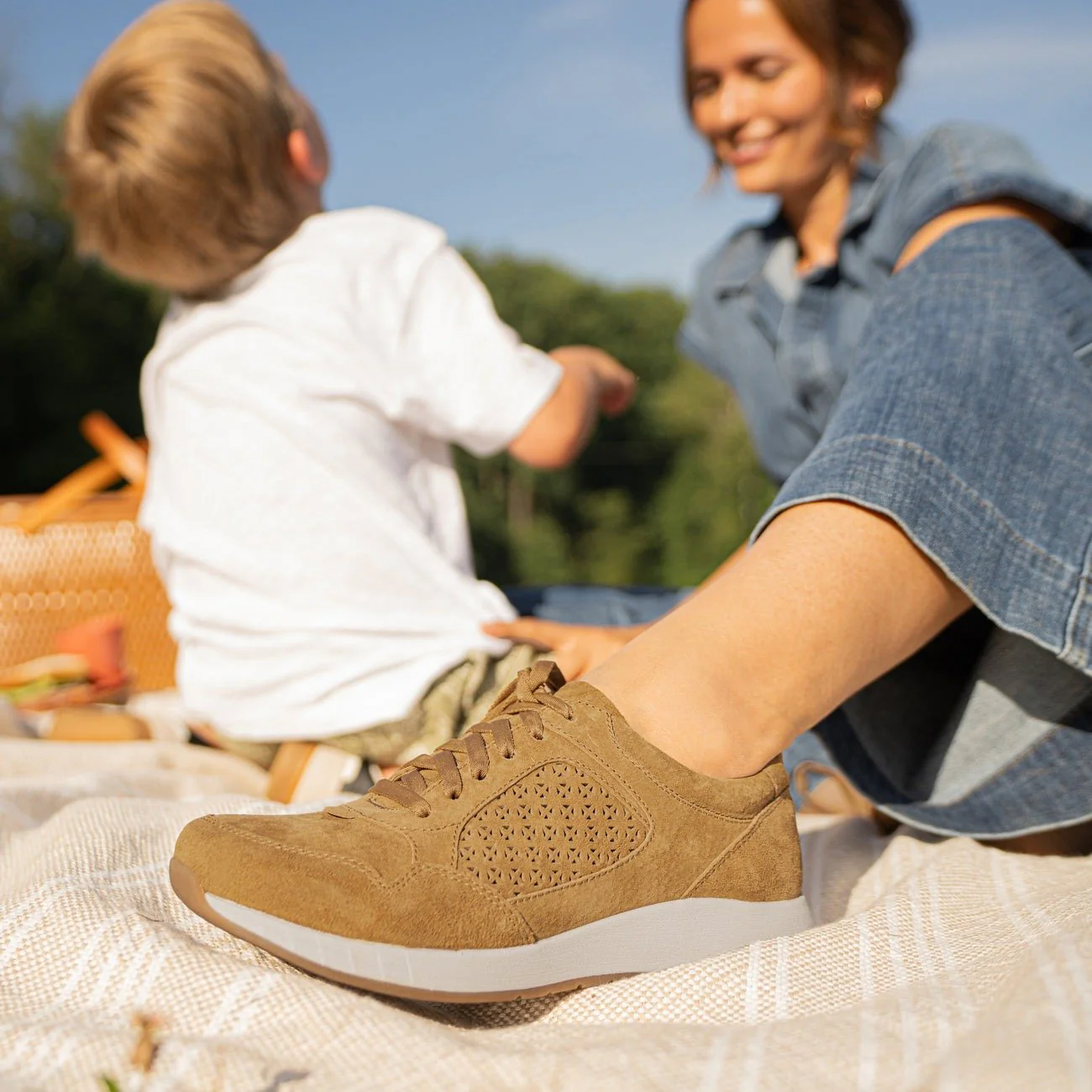 Catie | Suede | Tan - Image 2