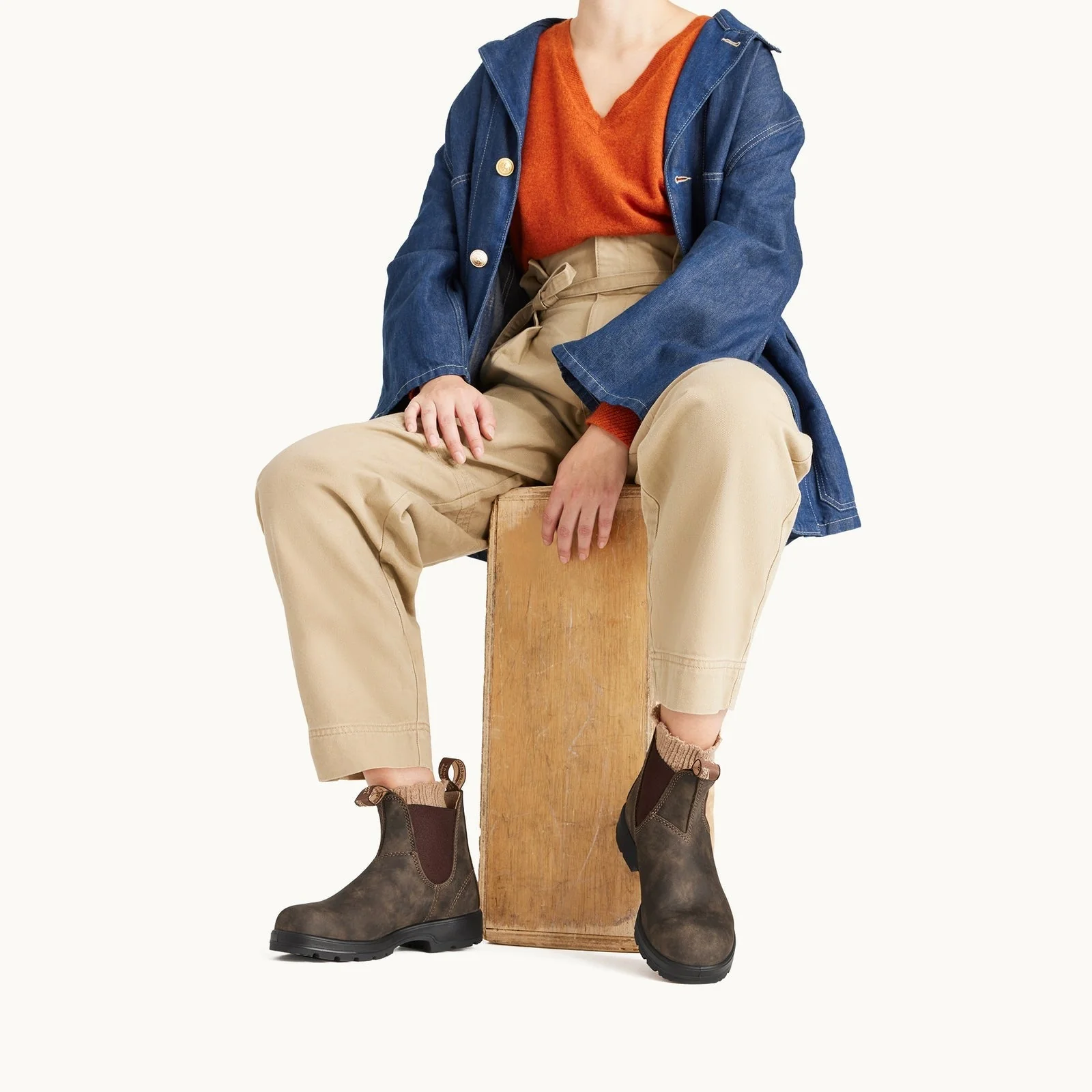 Classic 550 Chelsea Boot #585 | Leather | Rustic Brown - Image 3