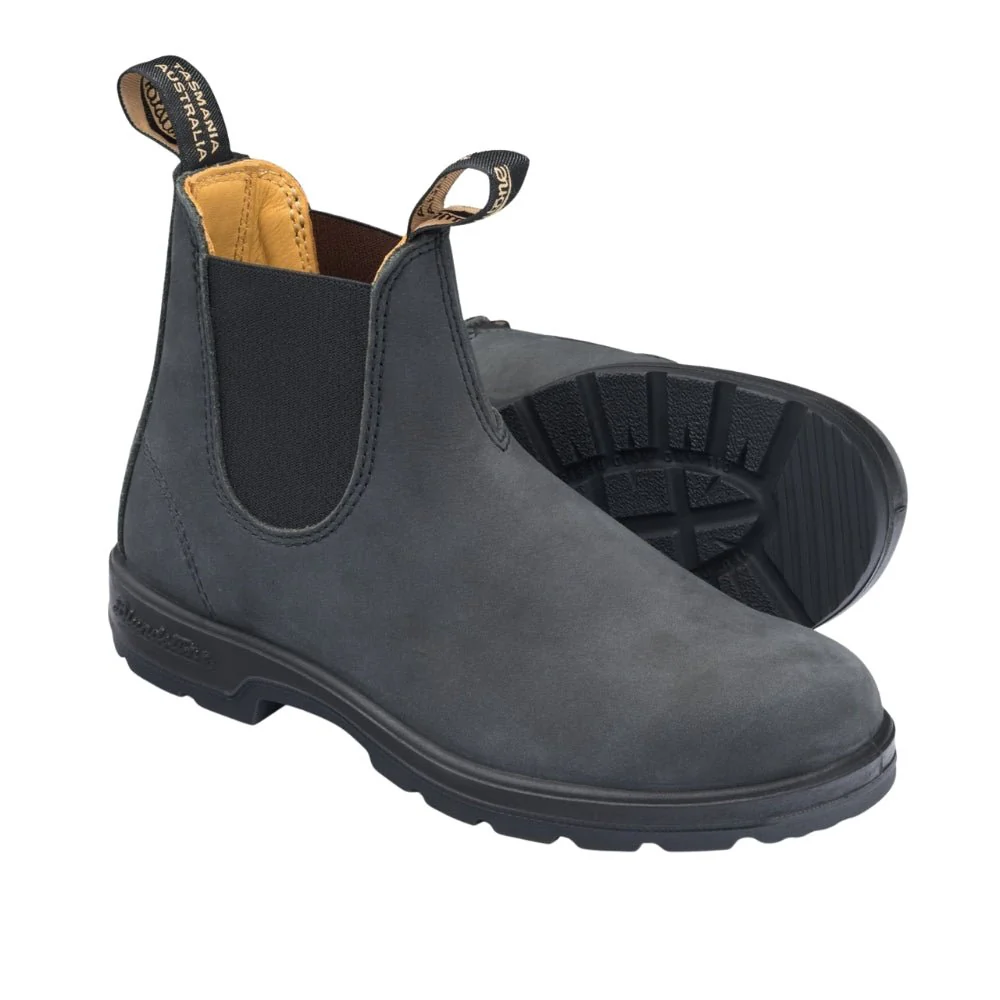Classic 550 Chelsea Boot #587 | Leather | Rustic Black - Image 6