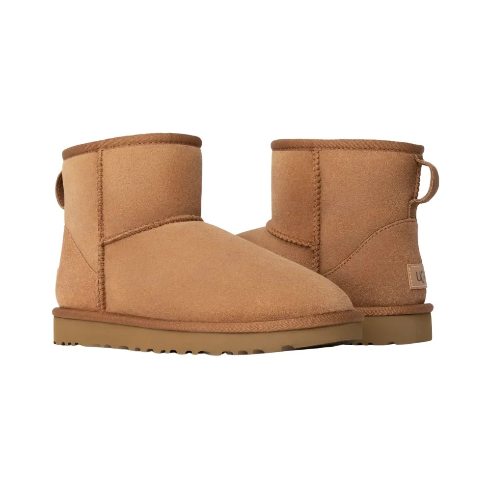 Classic Mini II | Women | Suede/Sheepskin | Chestnut - Image 3