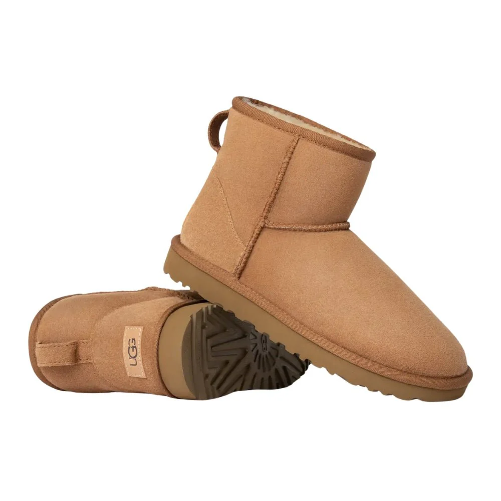 Classic Mini II | Women | Suede/Sheepskin | Chestnut - Image 4