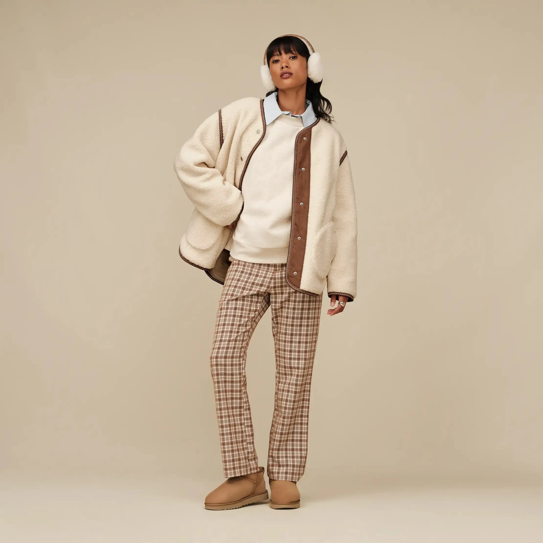 Classic Ultra Mini | Women | Suede/Sheepskin | Chestnut - Image 2
