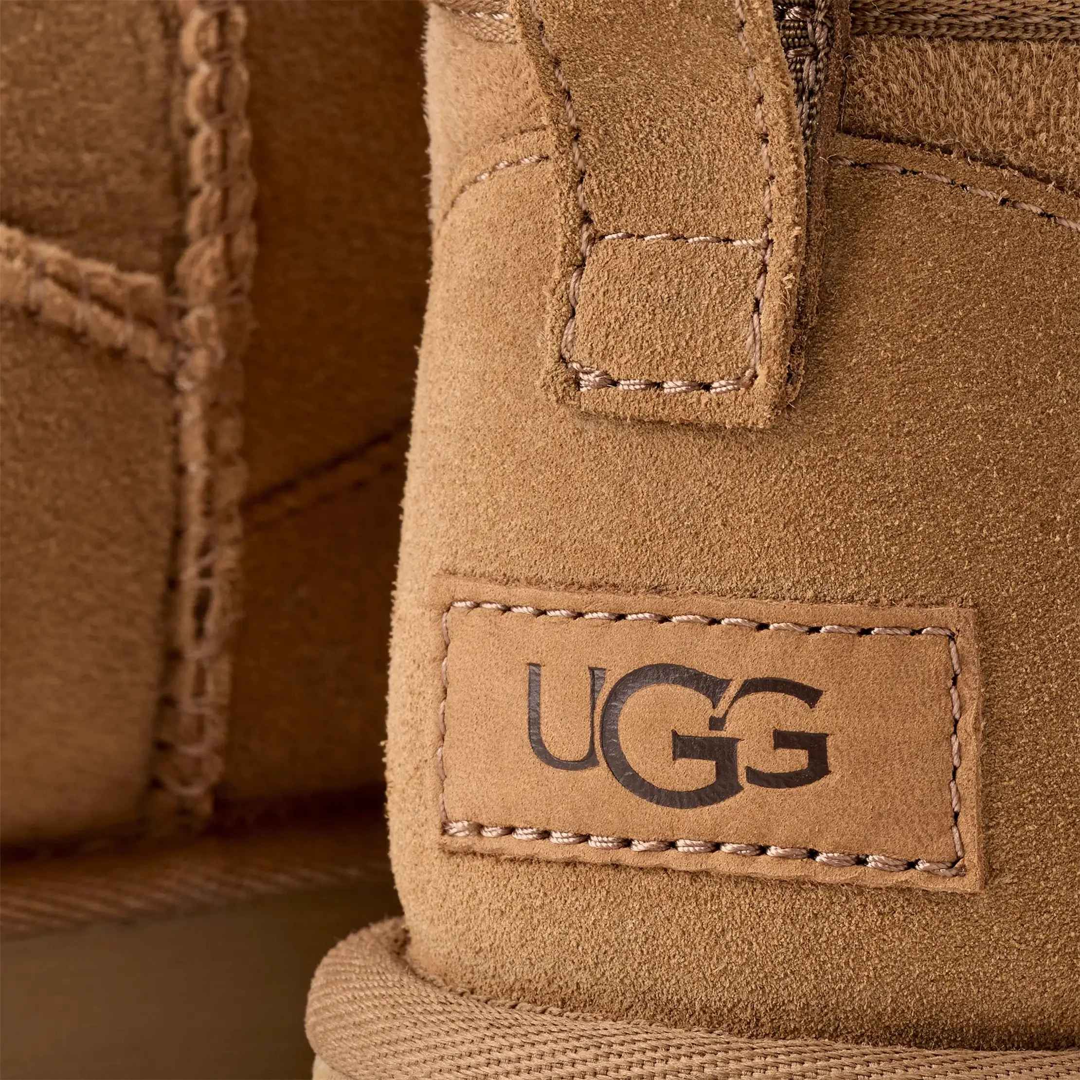 Classic Ultra Mini | Women | Suede/Sheepskin | Chestnut - Image 6