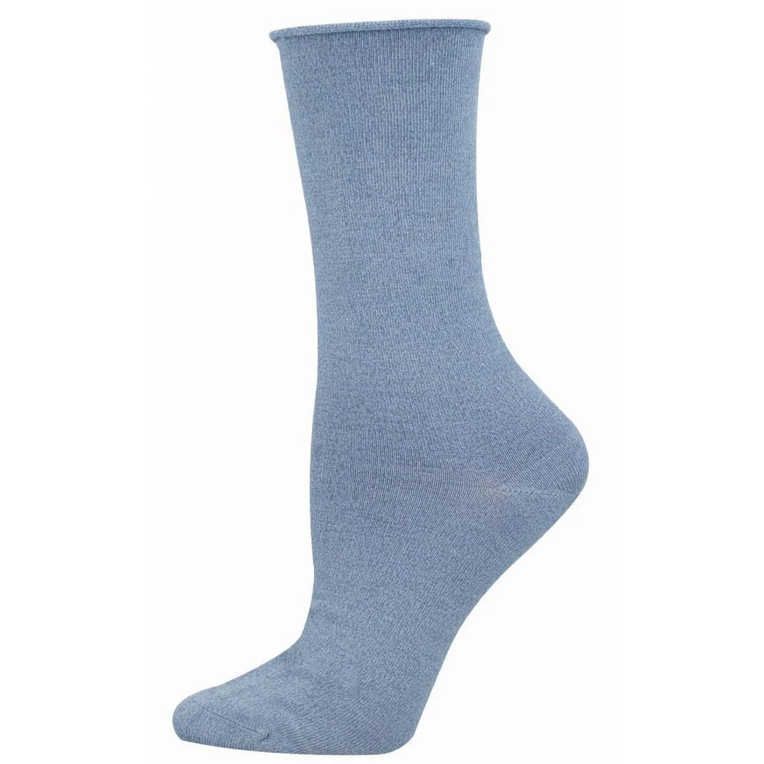 Comfort Solid Socks | Bamboo | Women | Chambray