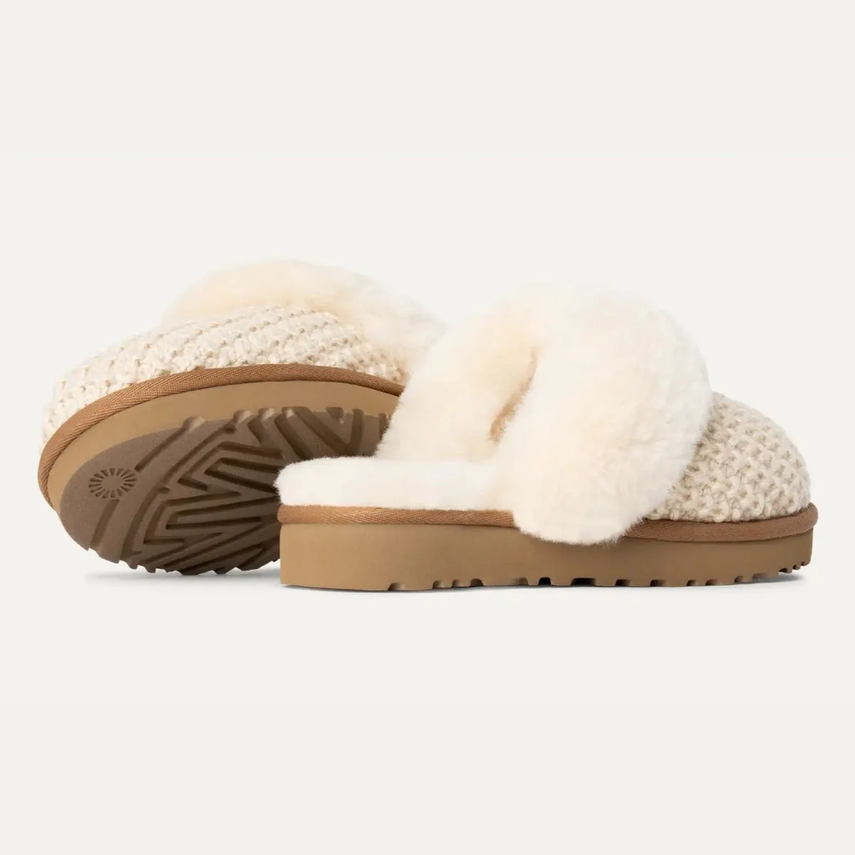Cozy | Women | Knit/Sheepskin | Cream - Image 4