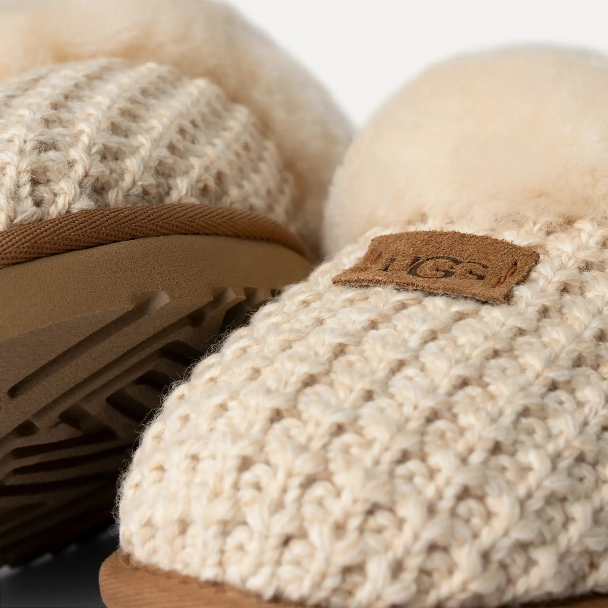 Cozy | Women | Knit/Sheepskin | Cream - Image 5