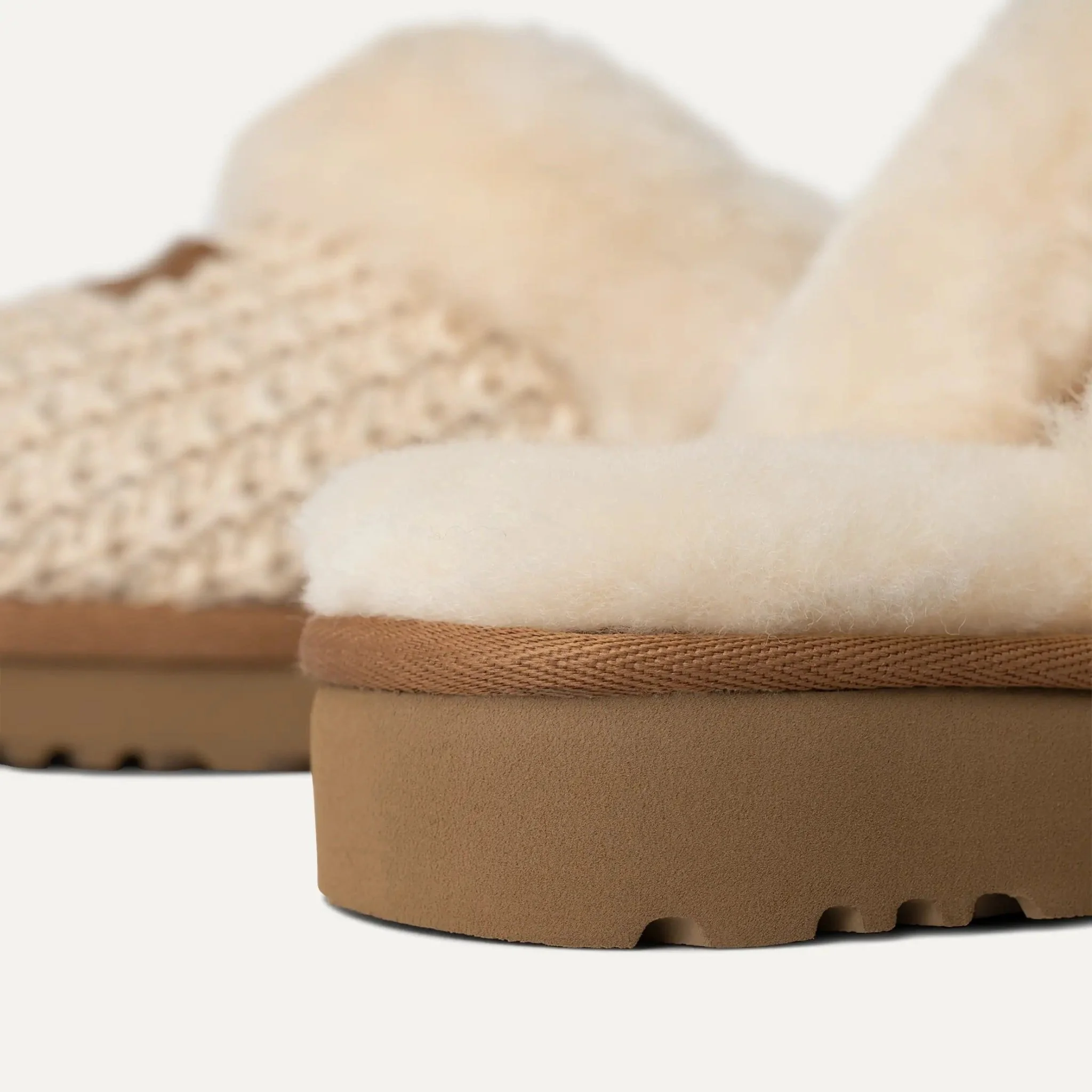 Cozy | Women | Knit/Sheepskin | Cream - Image 6