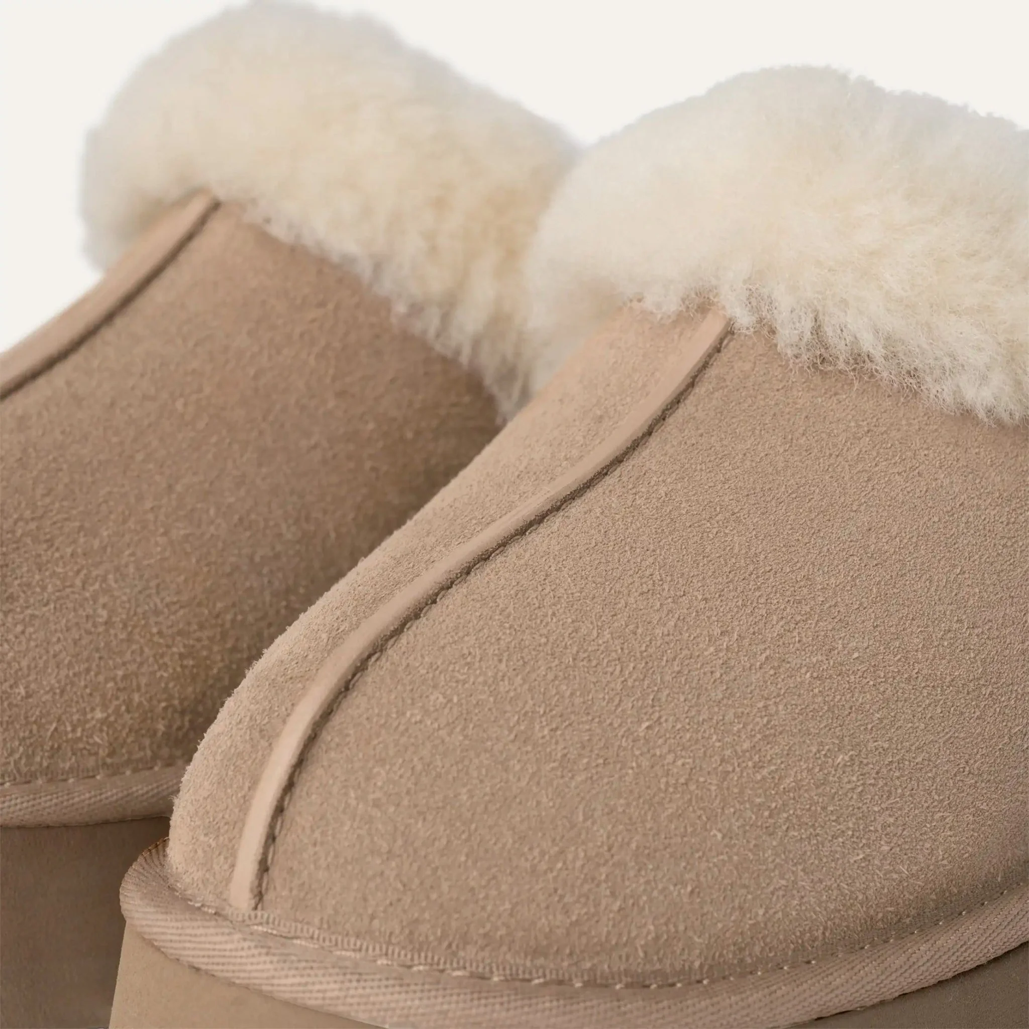 Disquette | Women | Suede/Sheepskin | Chestnut - Image 6