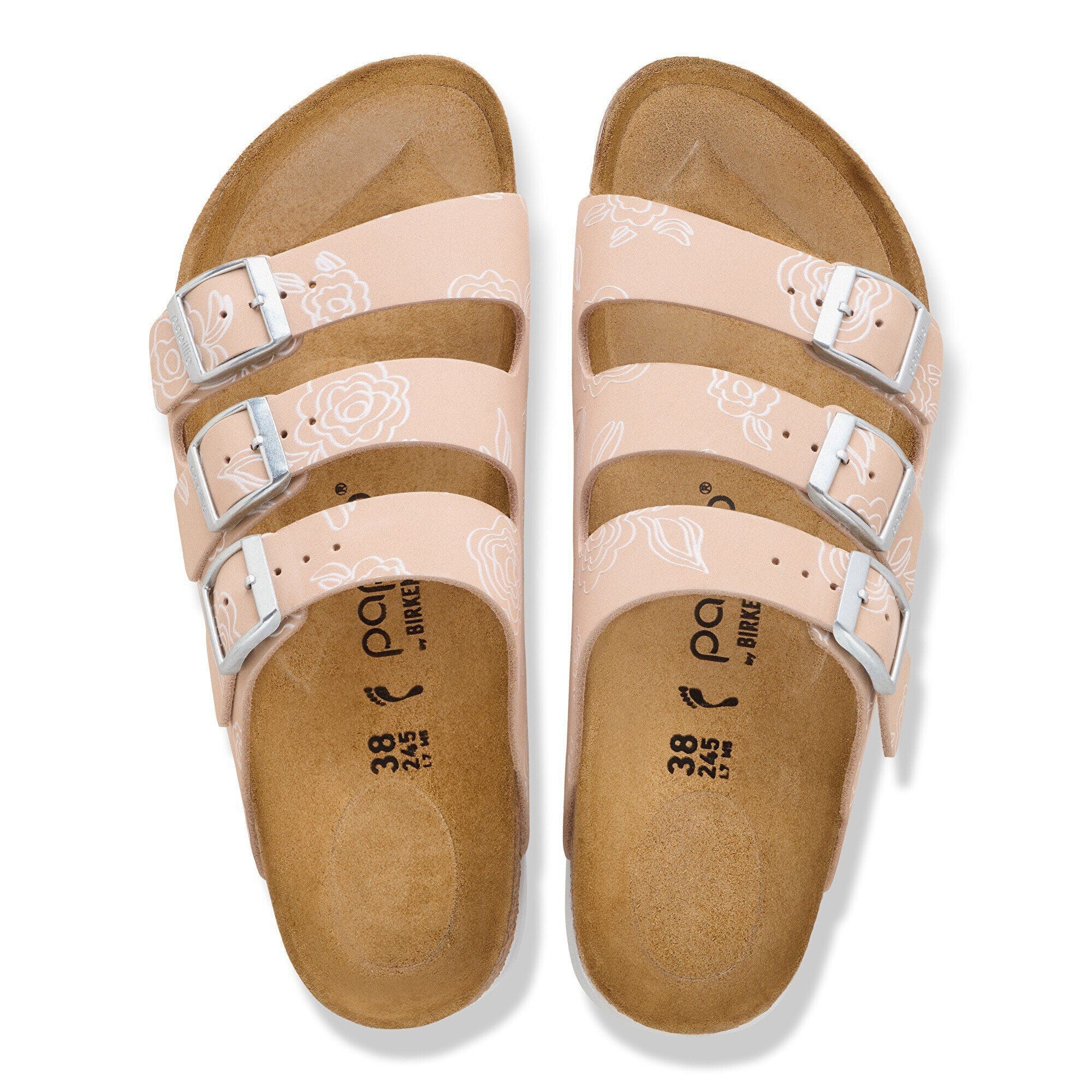 Florida III Flex Platform | Nubuck | Light Rose Flower - Image 4