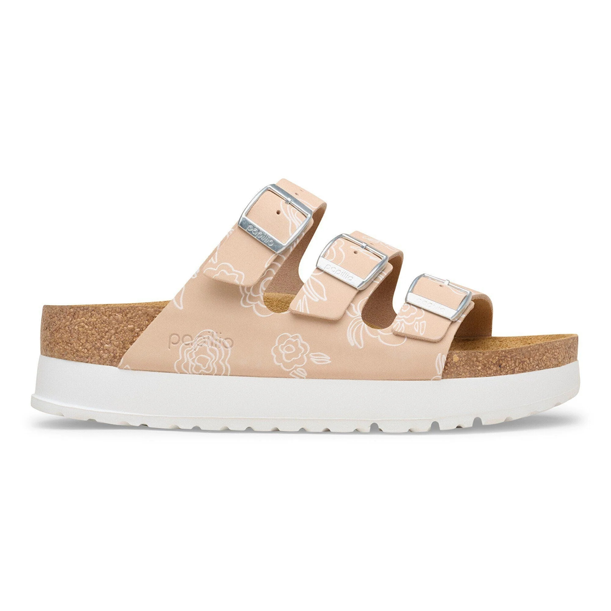 Florida III Flex Platform | Nubuck | Light Rose Flower - Image 5