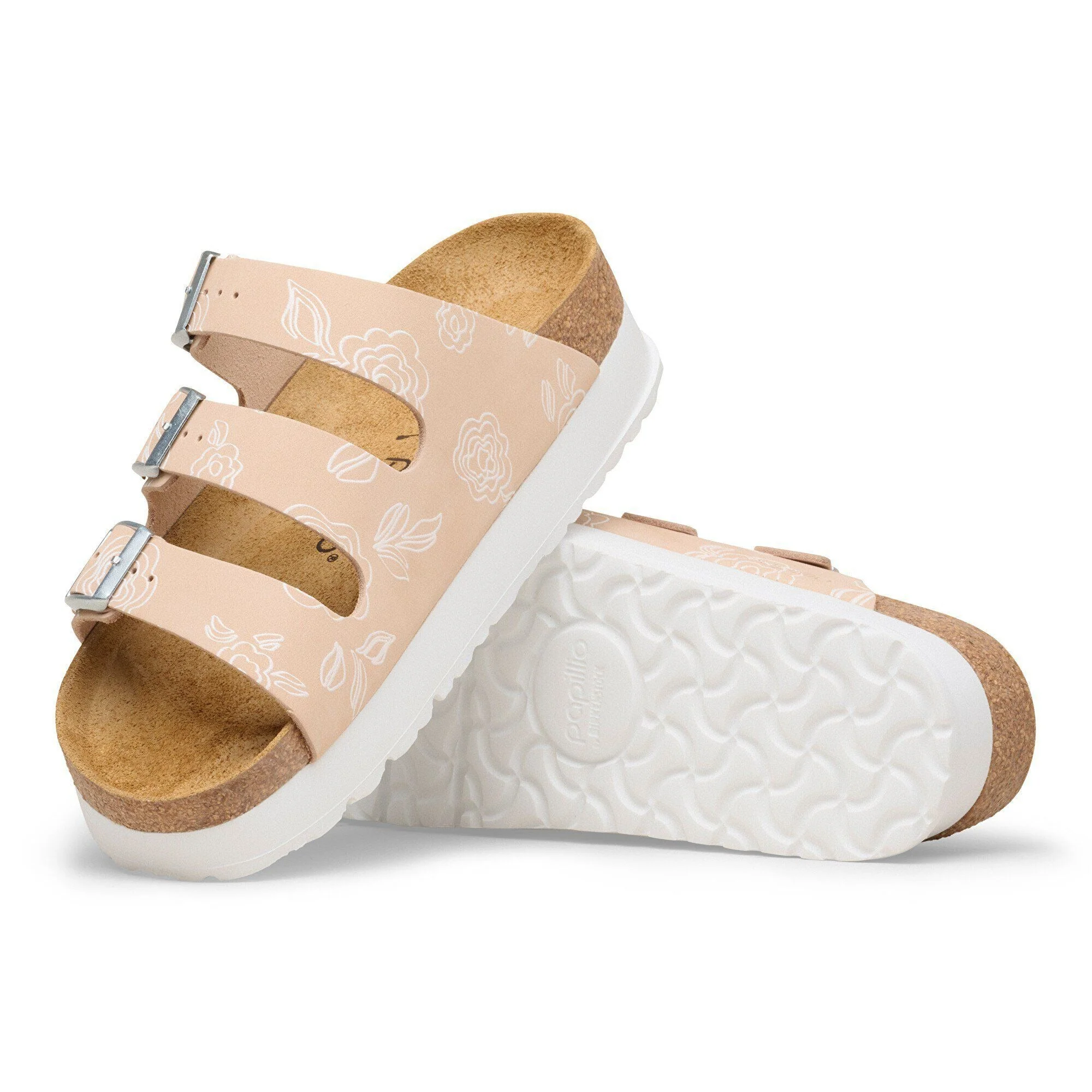 Florida III Flex Platform | Nubuck | Light Rose Flower - Image 6