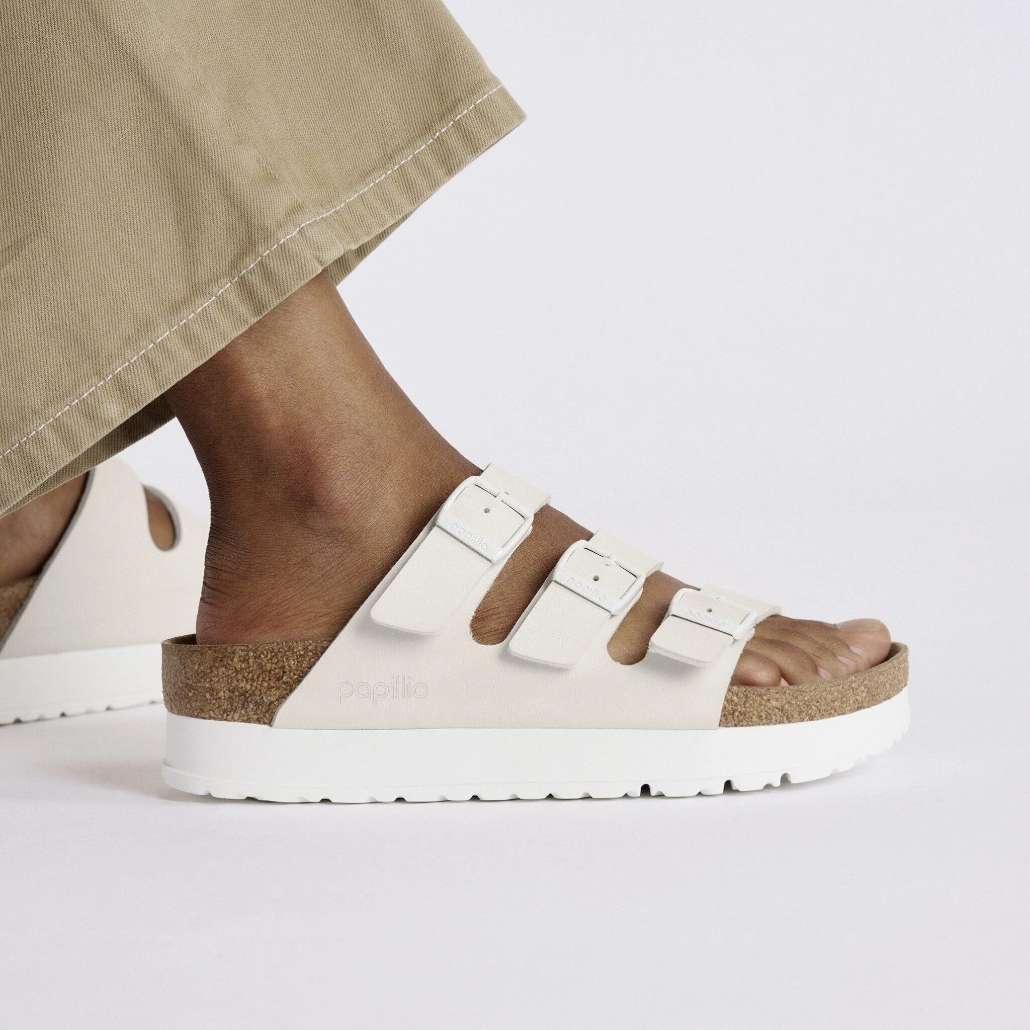 Florida III Flex Platform | Vegan | Birko-Flor | Eggshell - Image 2