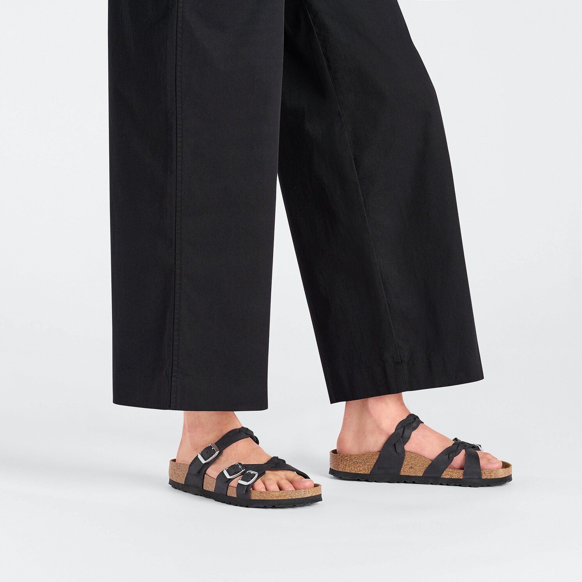 Franca Braided | Oiled Leather | Black - Image 3