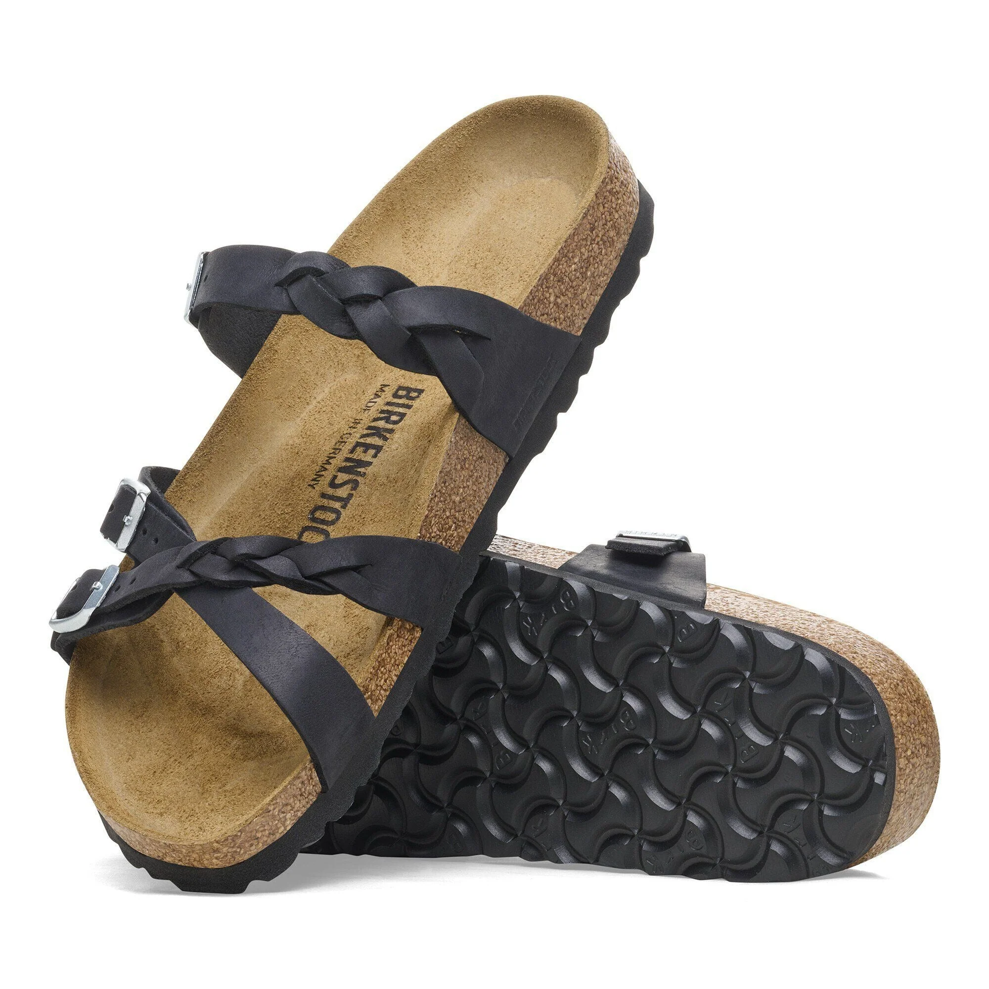 Franca Braided | Oiled Leather | Black - Image 6