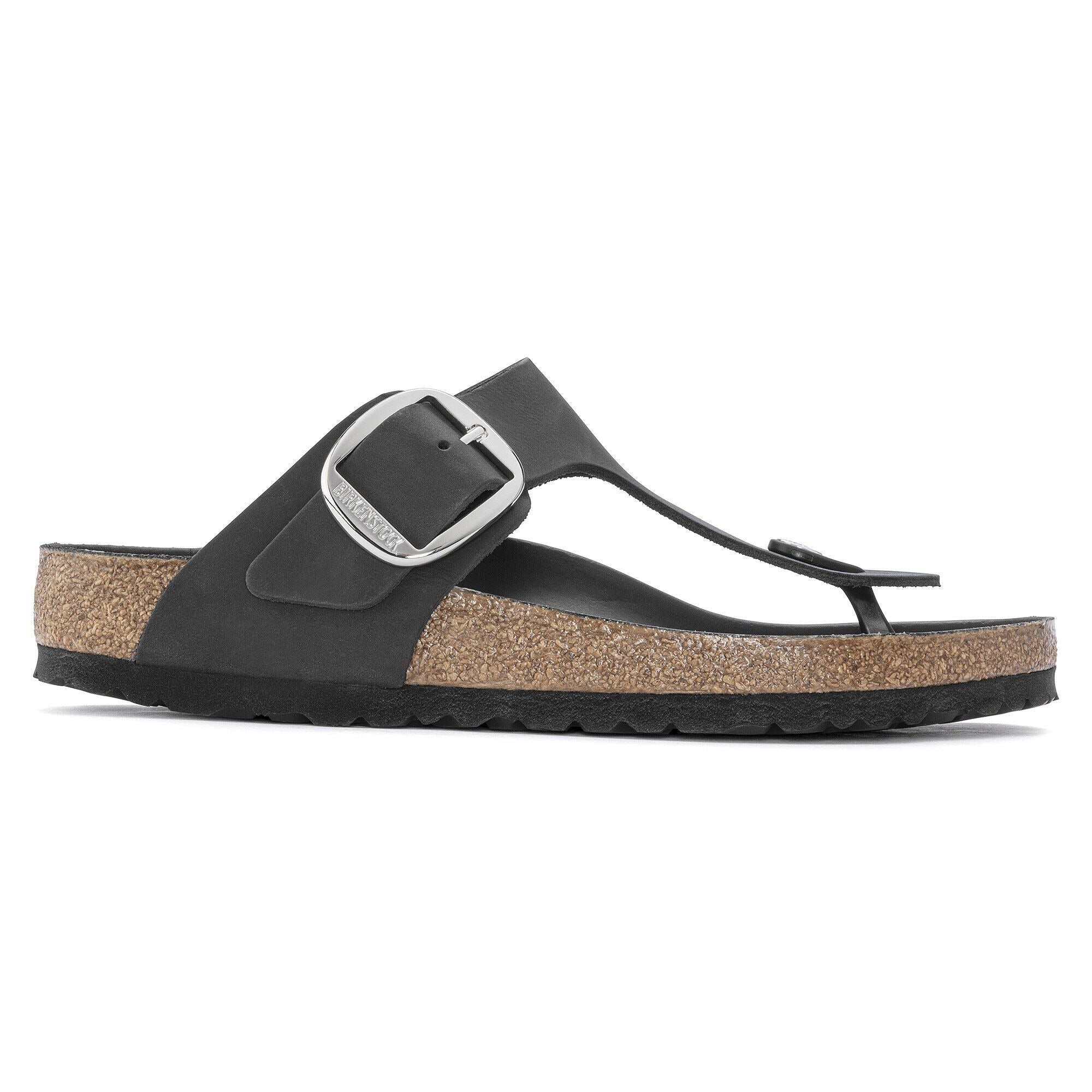 Gizeh Big Buckle | Oiled Leather | Black - Image 5