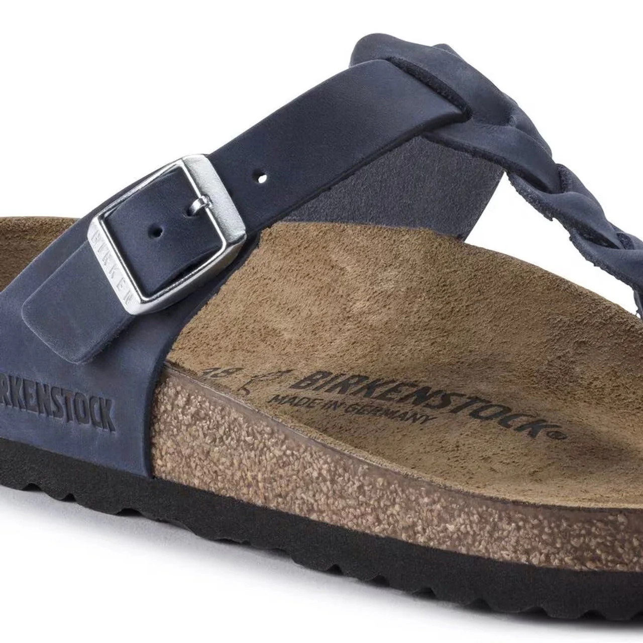 Gizeh Braided | Oiled Leather | Navy - Image 6
