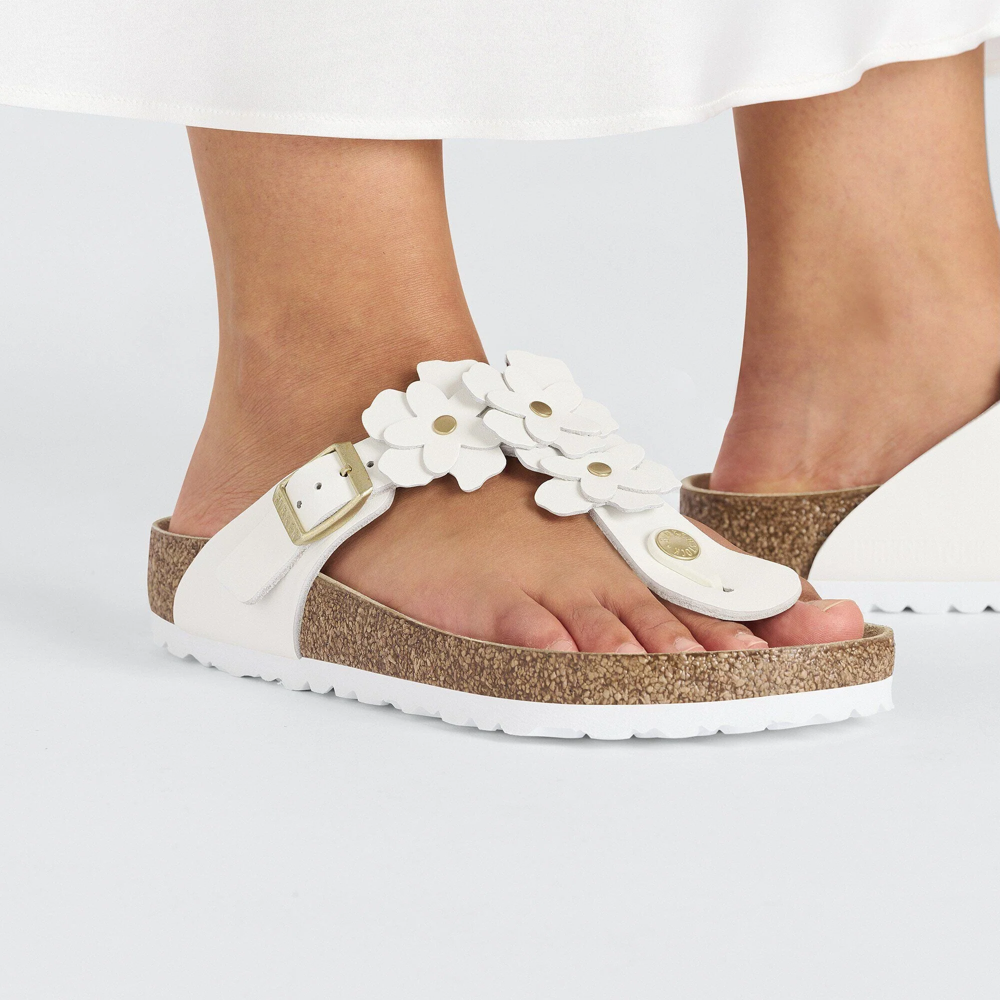 Gizeh Flower | Leather | White - Image 2