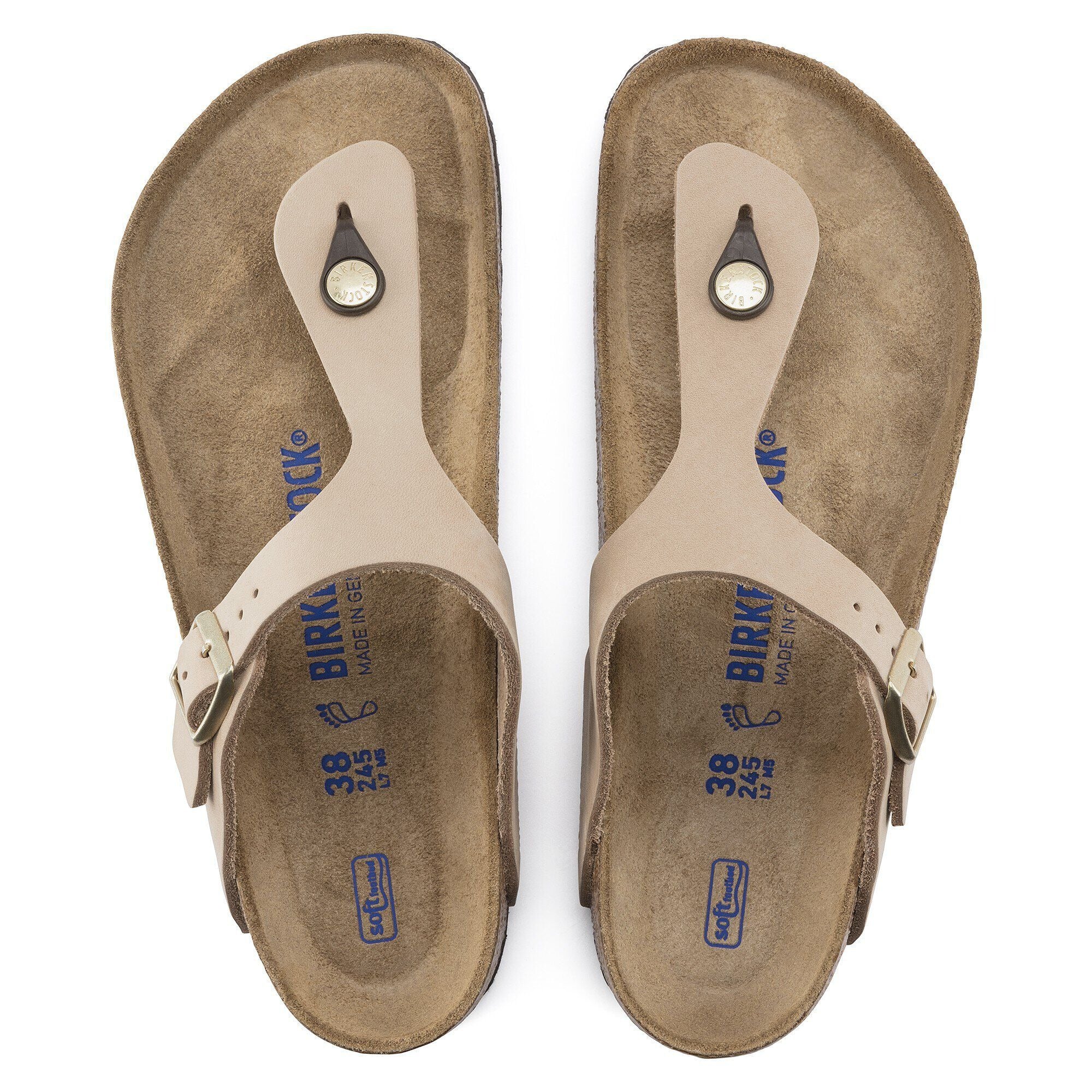 Gizeh | Soft Footbed | Nubuck | Sandcastle - Image 4
