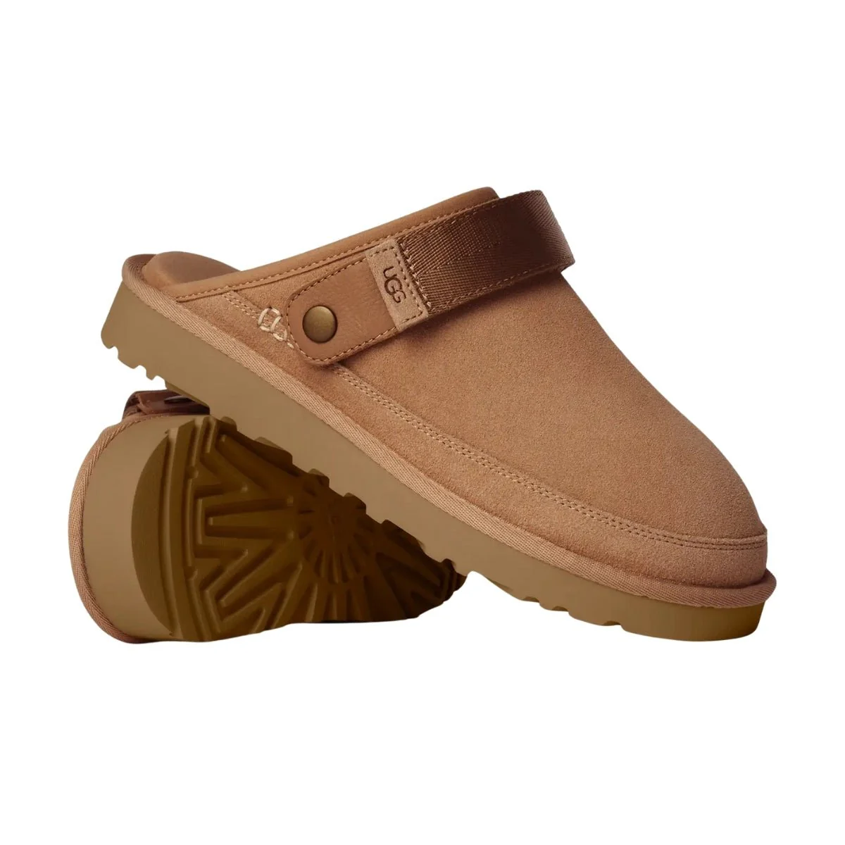 Goldencoast Clog II | Men | Suede | Chestnut - Image 3