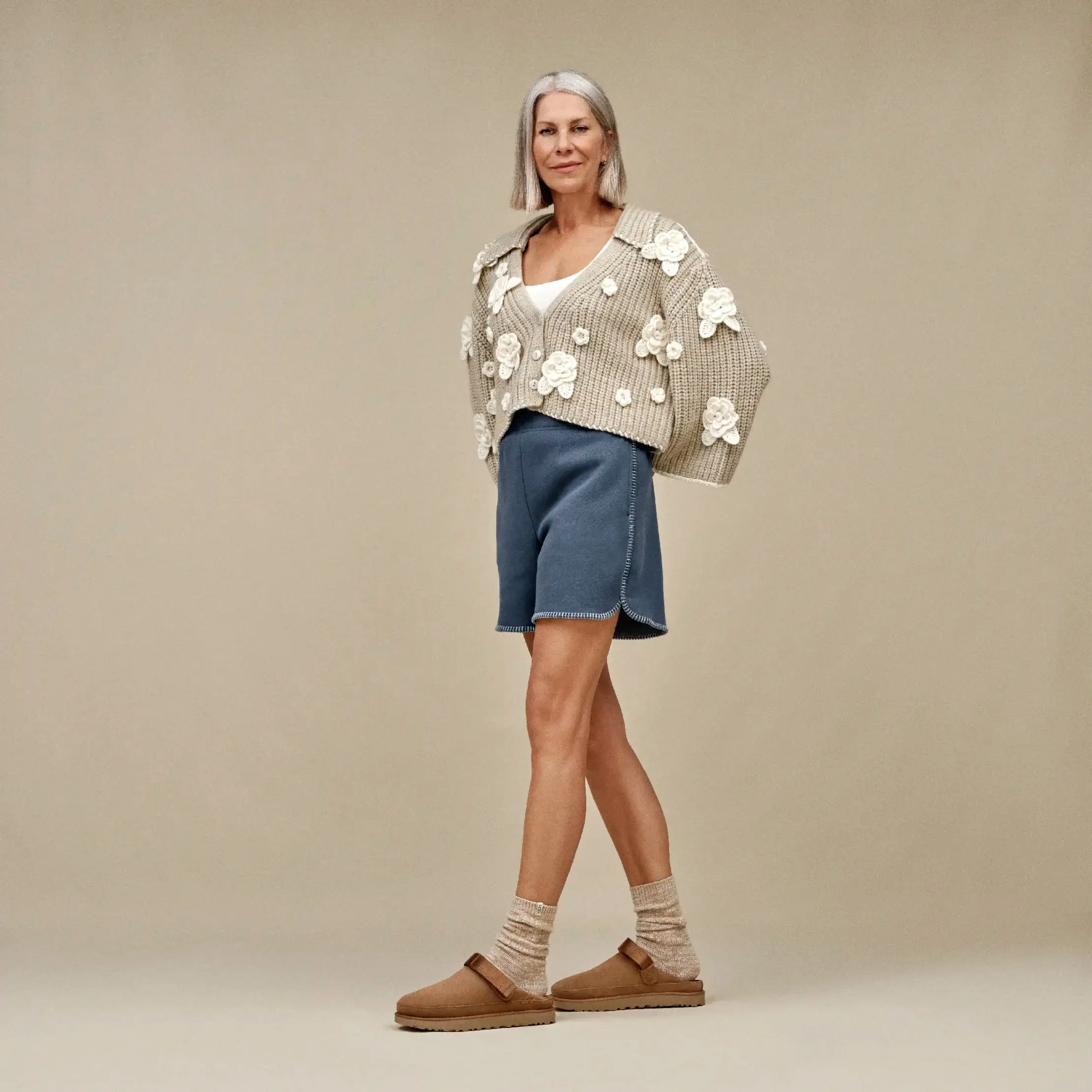 Goldenstar Clog | Women | Suede | Chestnut - Image 2