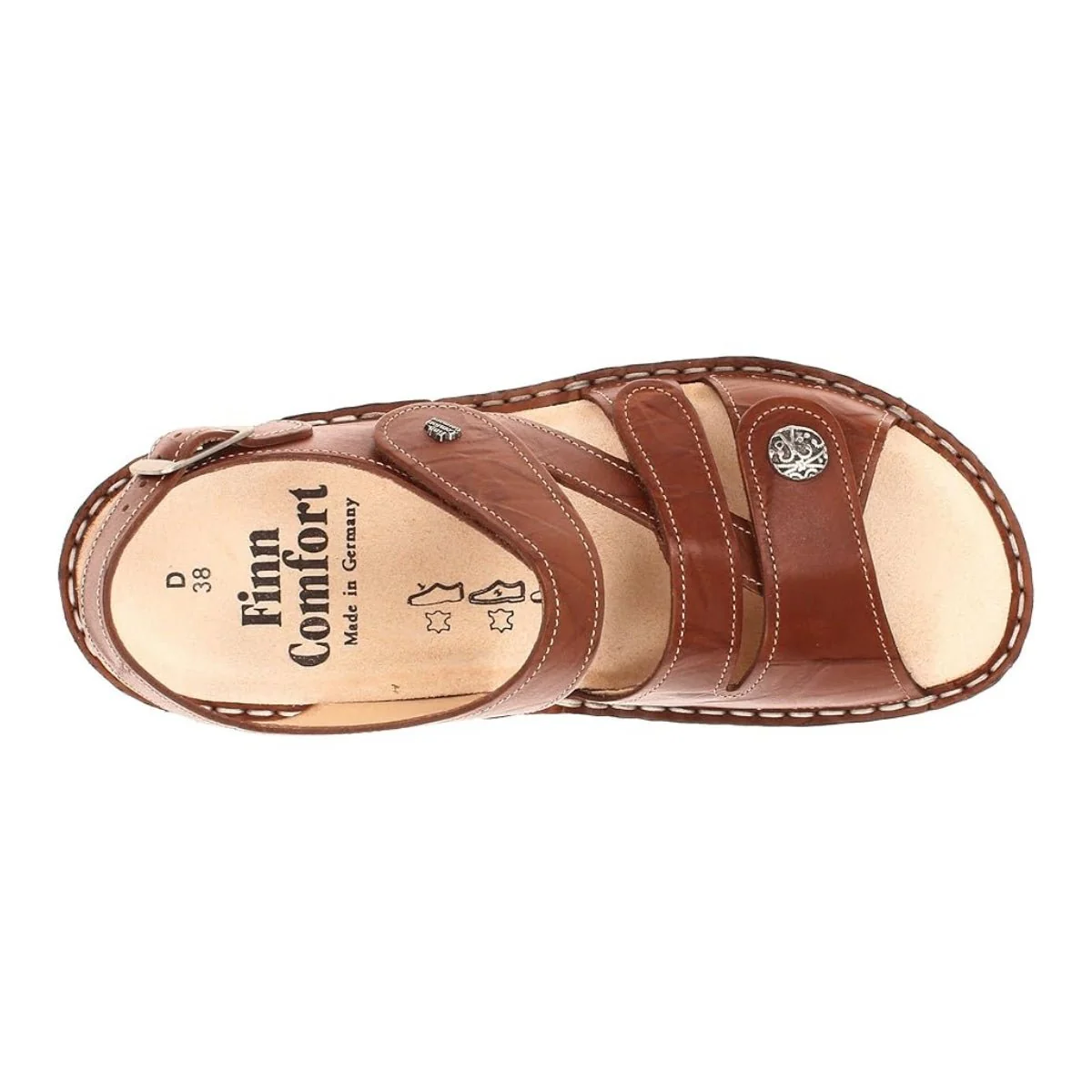 Gomera Soft | Leather| Cognac Plisseelight - Image 4