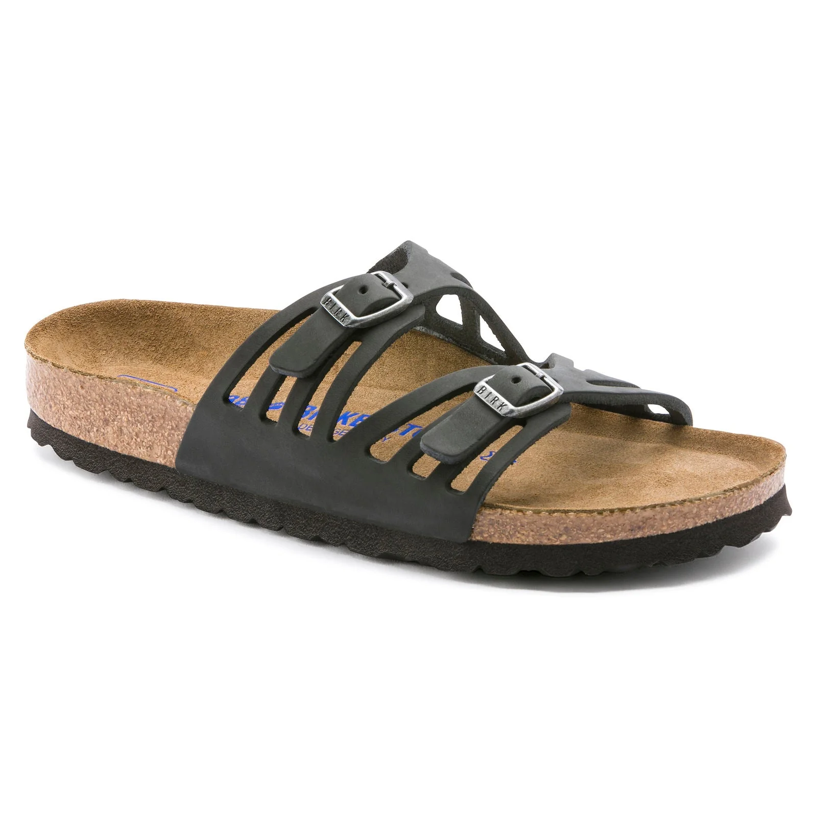 Granada | Soft Footbed | Oiled Leather | Black - Image 3