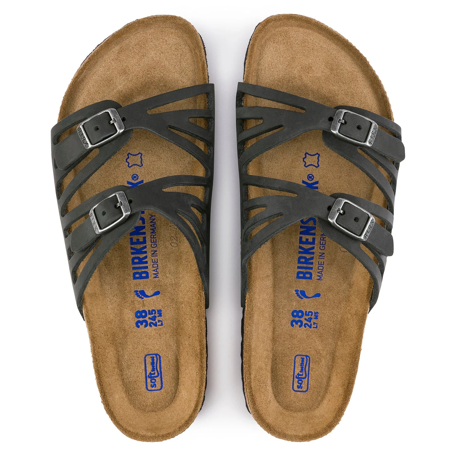 Granada | Soft Footbed | Oiled Leather | Black - Image 4