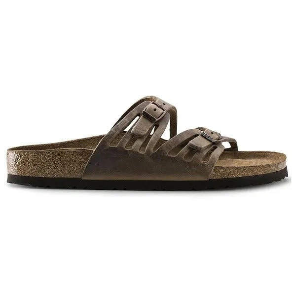 Granada | Soft Footbed | Oiled Leather | Tobacco - Image 3
