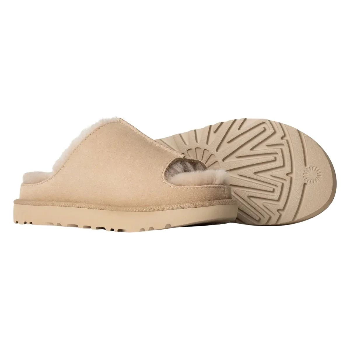 Greenport Slide | Women | Suede/Sheepskin | Sand - Image 3