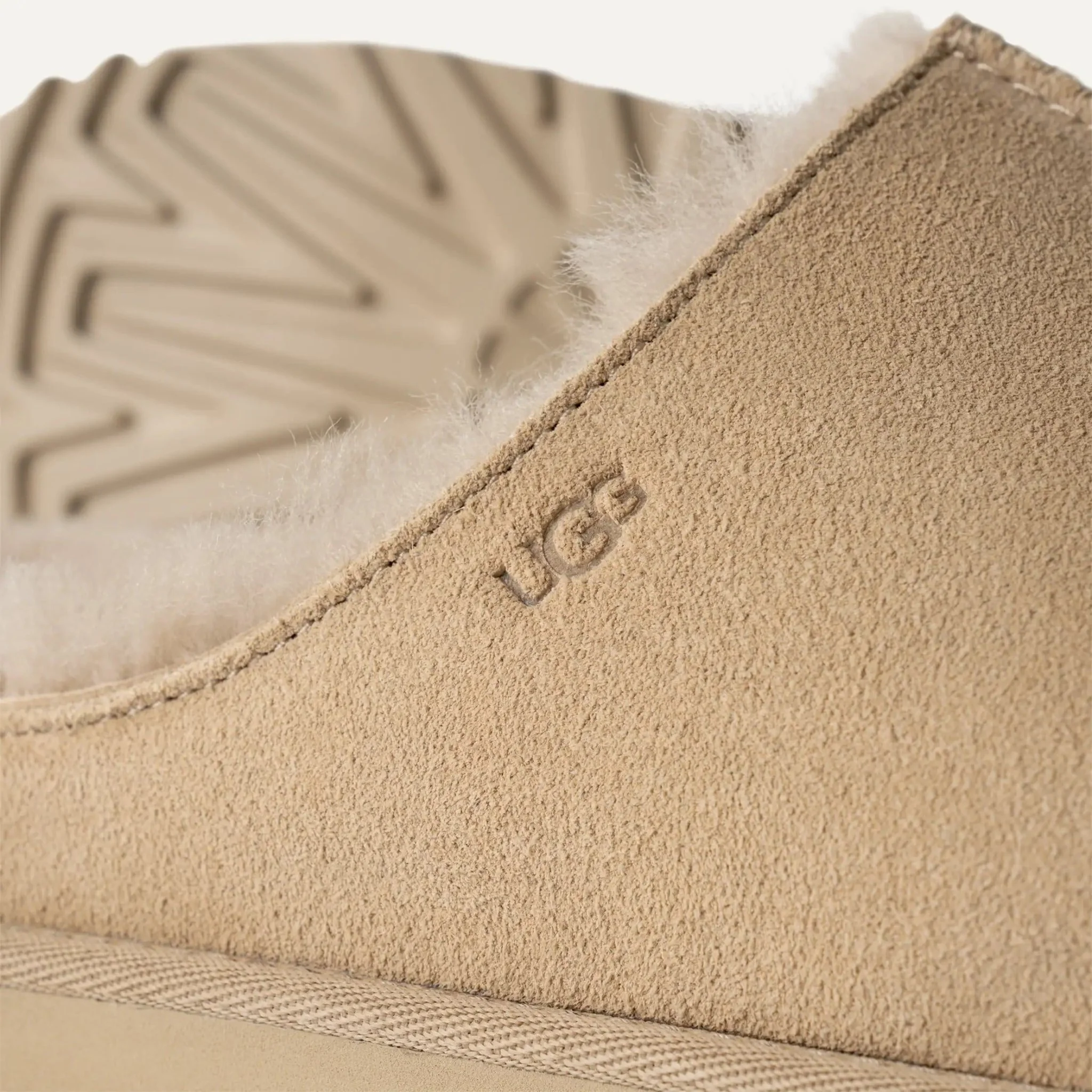 Greenport Slide | Women | Suede/Sheepskin | Sand - Image 5